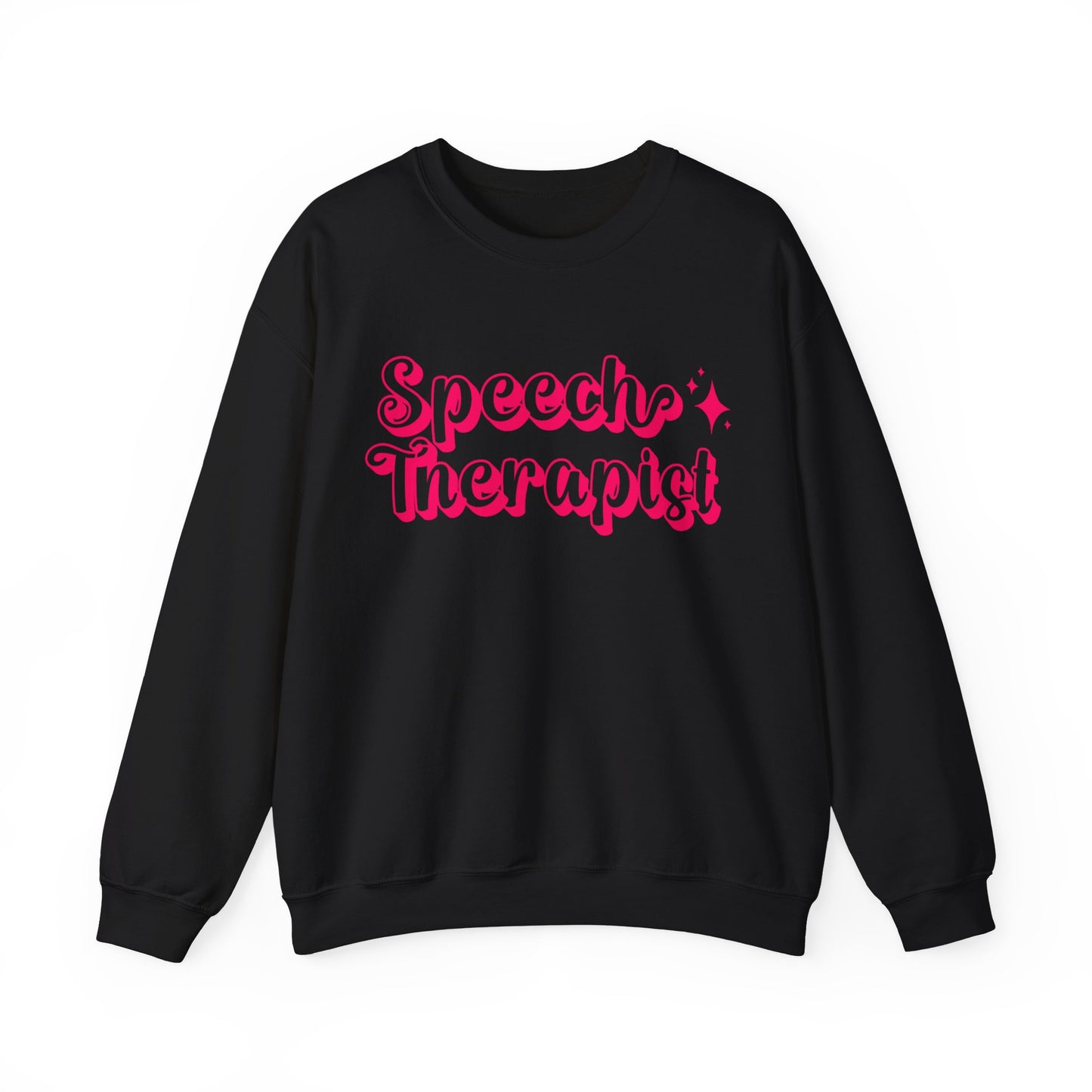 Pink and Bubbly Speech Therapist Heavy Blend™ Crewneck Sweatshirt