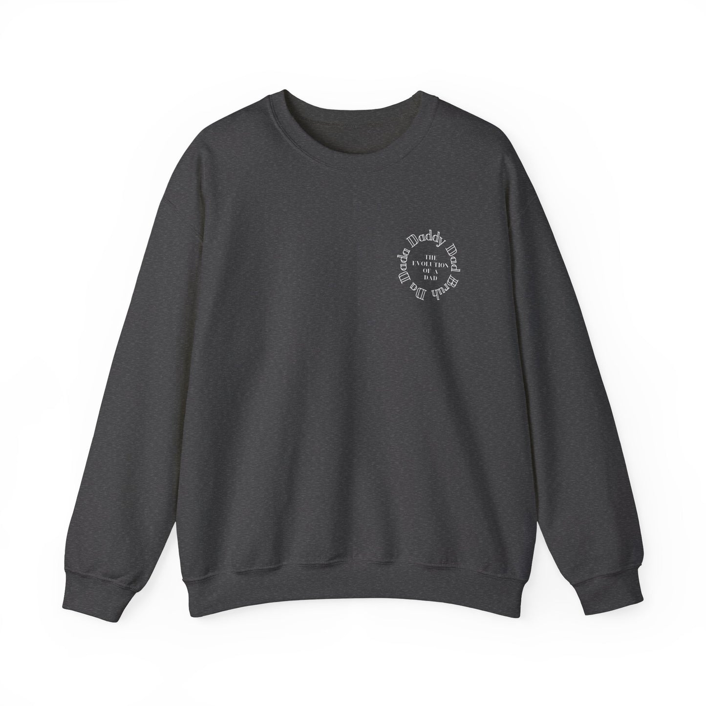 Evolution of a Dad Heavy Blend™ Crewneck Sweatshirt