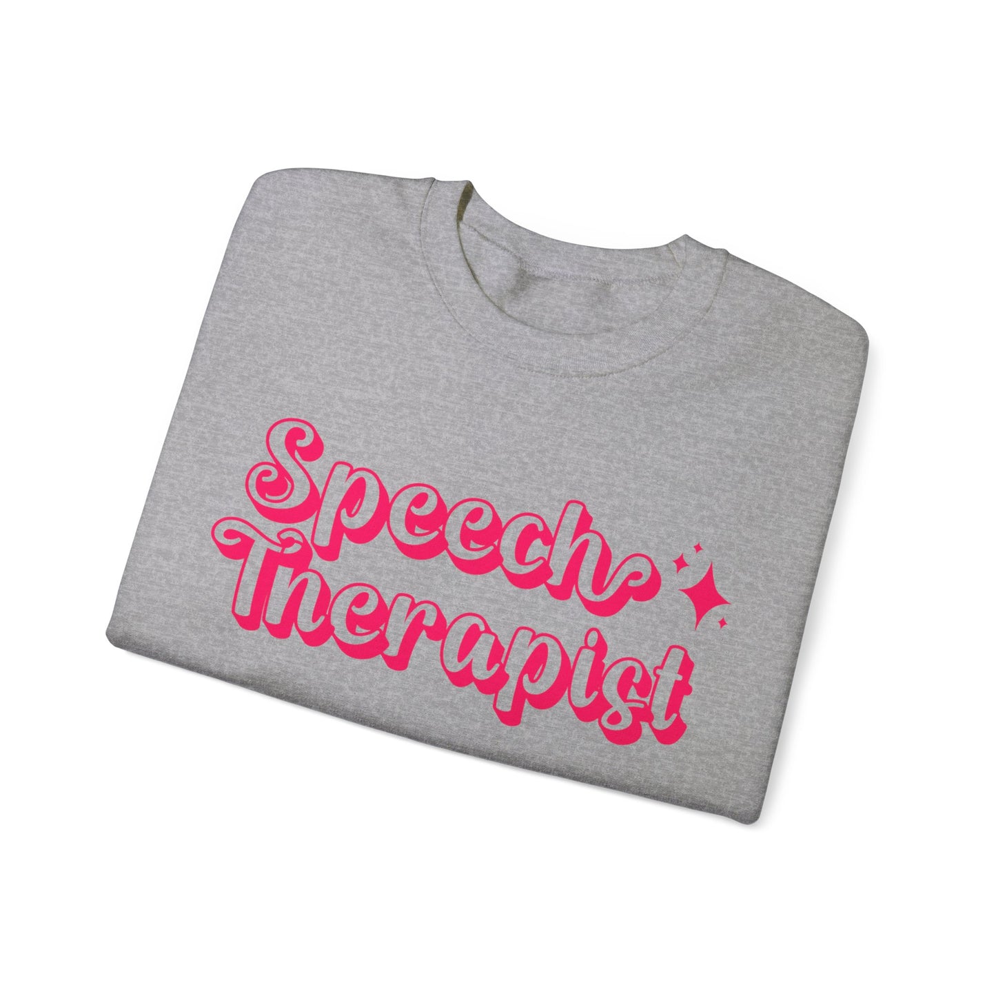 Pink and Bubbly Speech Therapist Heavy Blend™ Crewneck Sweatshirt