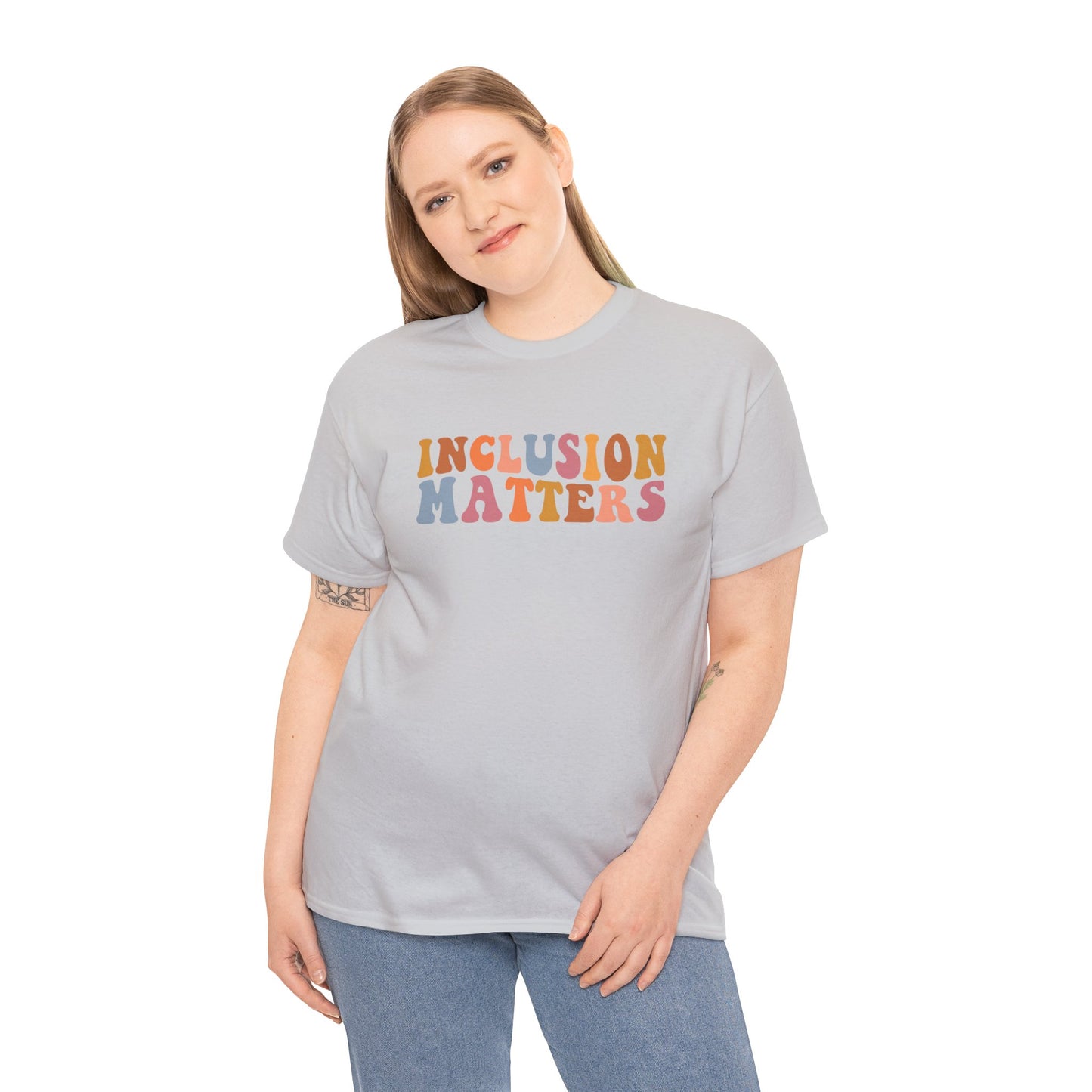Retro Inclusion Matters Heavy Cotton Tee