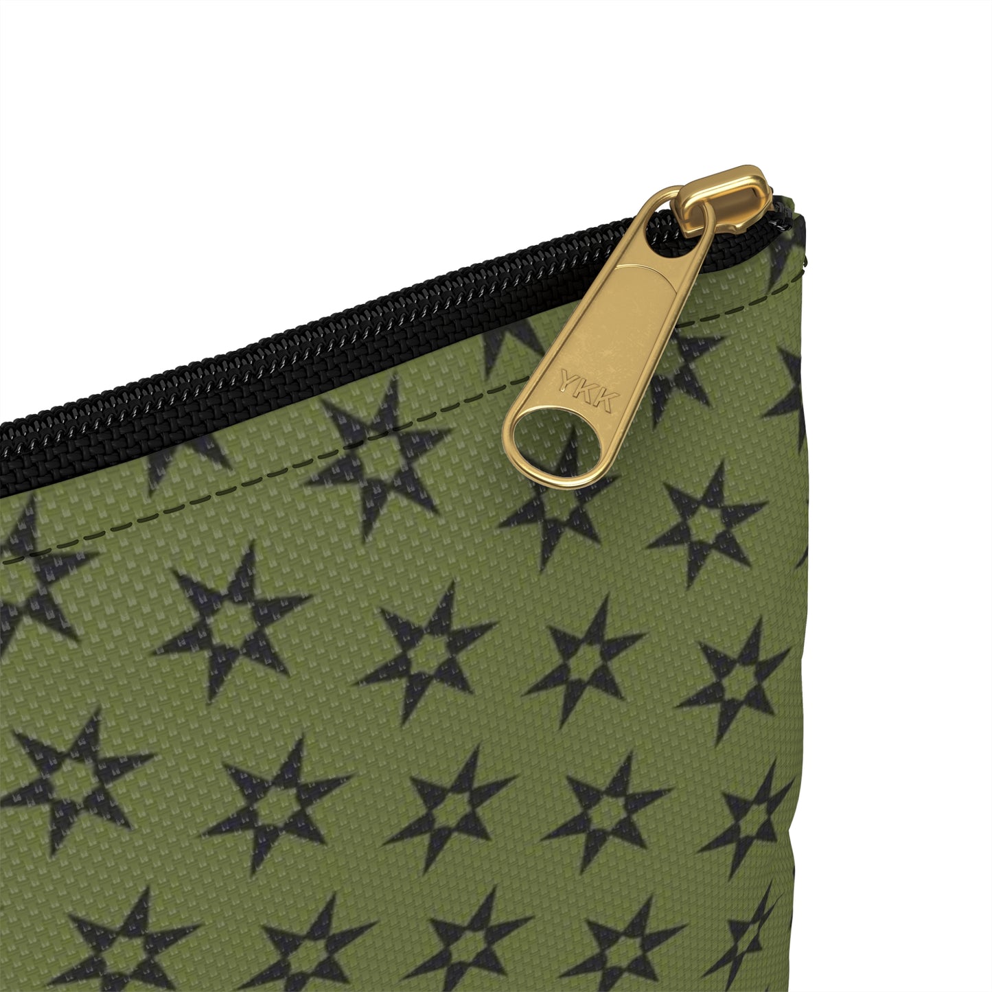 Green Stars Accessory Pouch