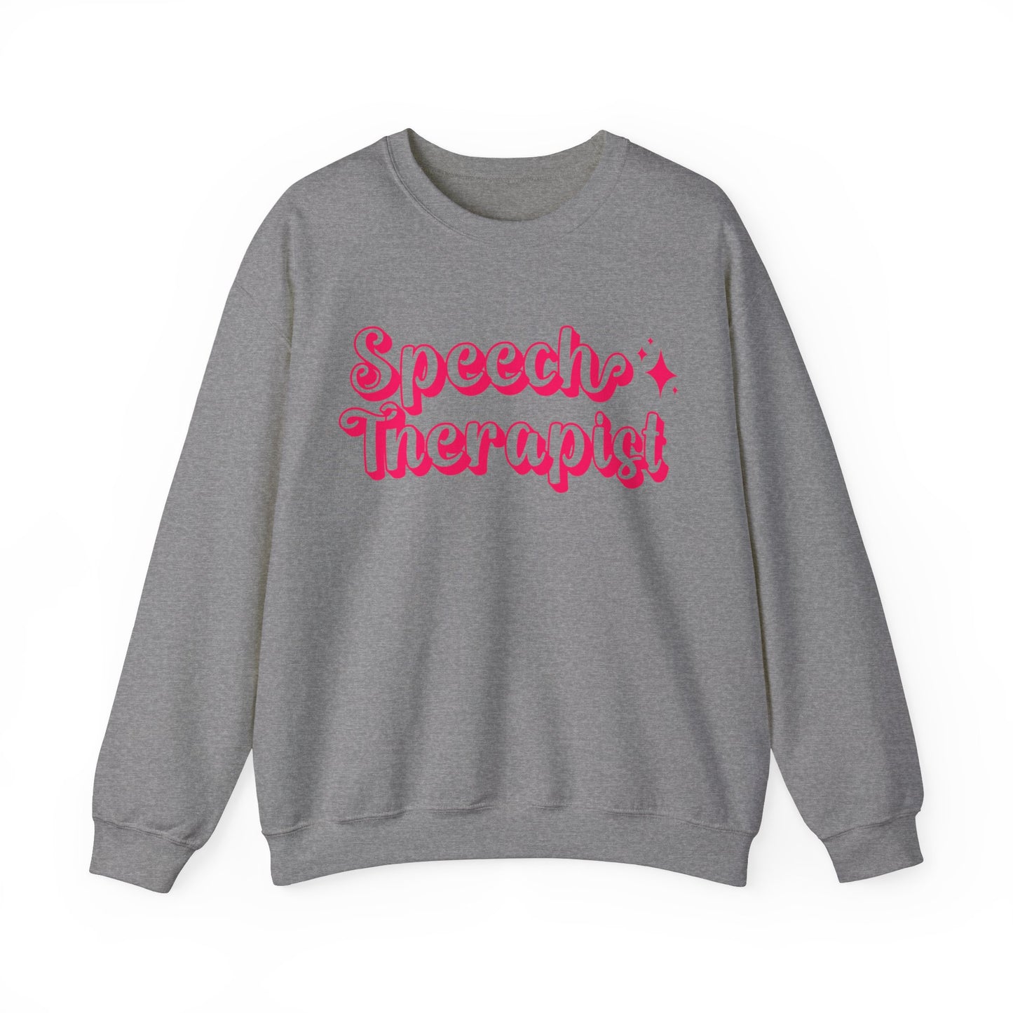 Pink and Bubbly Speech Therapist Heavy Blend™ Crewneck Sweatshirt