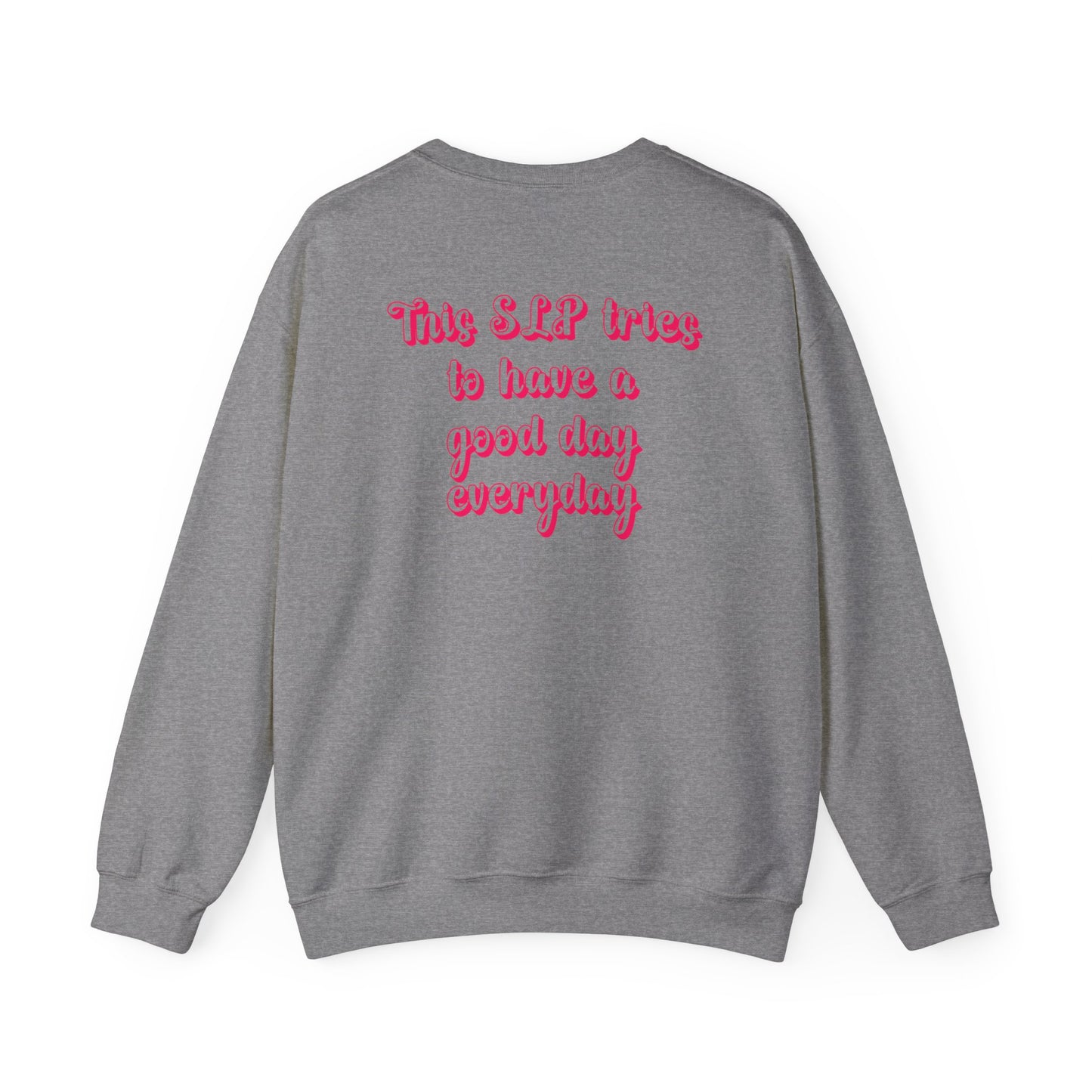 Pink and Bubbly Speech Therapist Heavy Blend™ Crewneck Sweatshirt