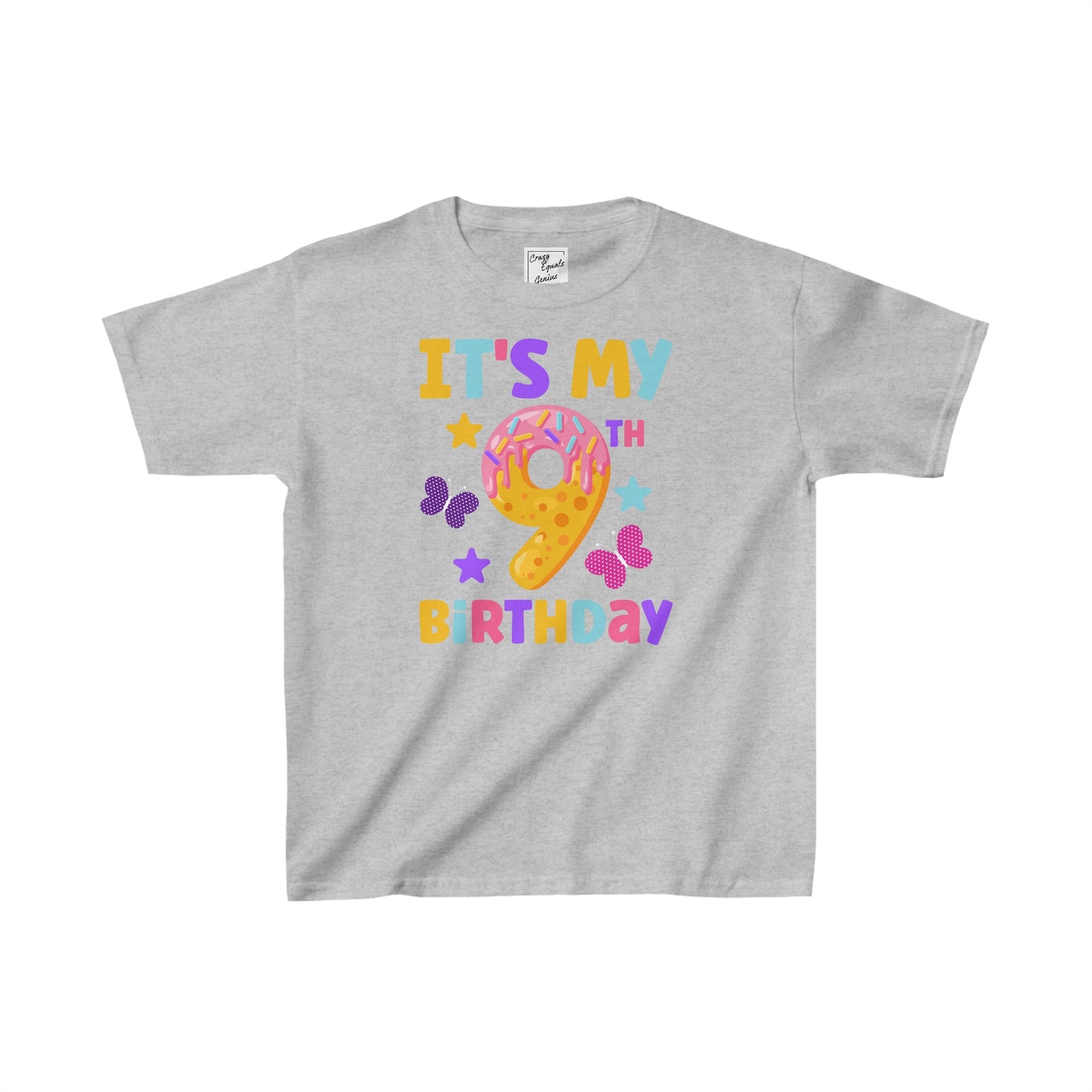 It's My 9th Birthday Kids Heavy Cotton™ Tee