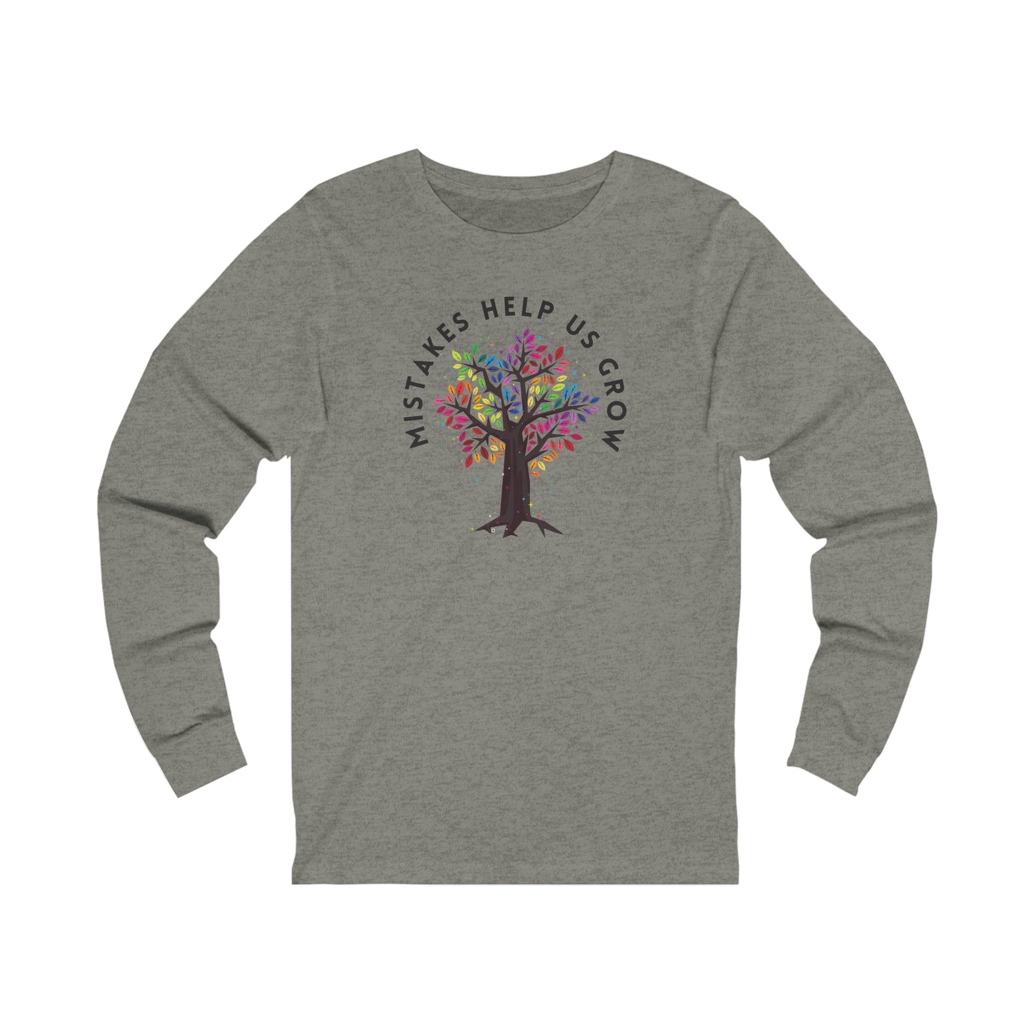Mistakes Help Us Grow Jersey Long Sleeve Tee