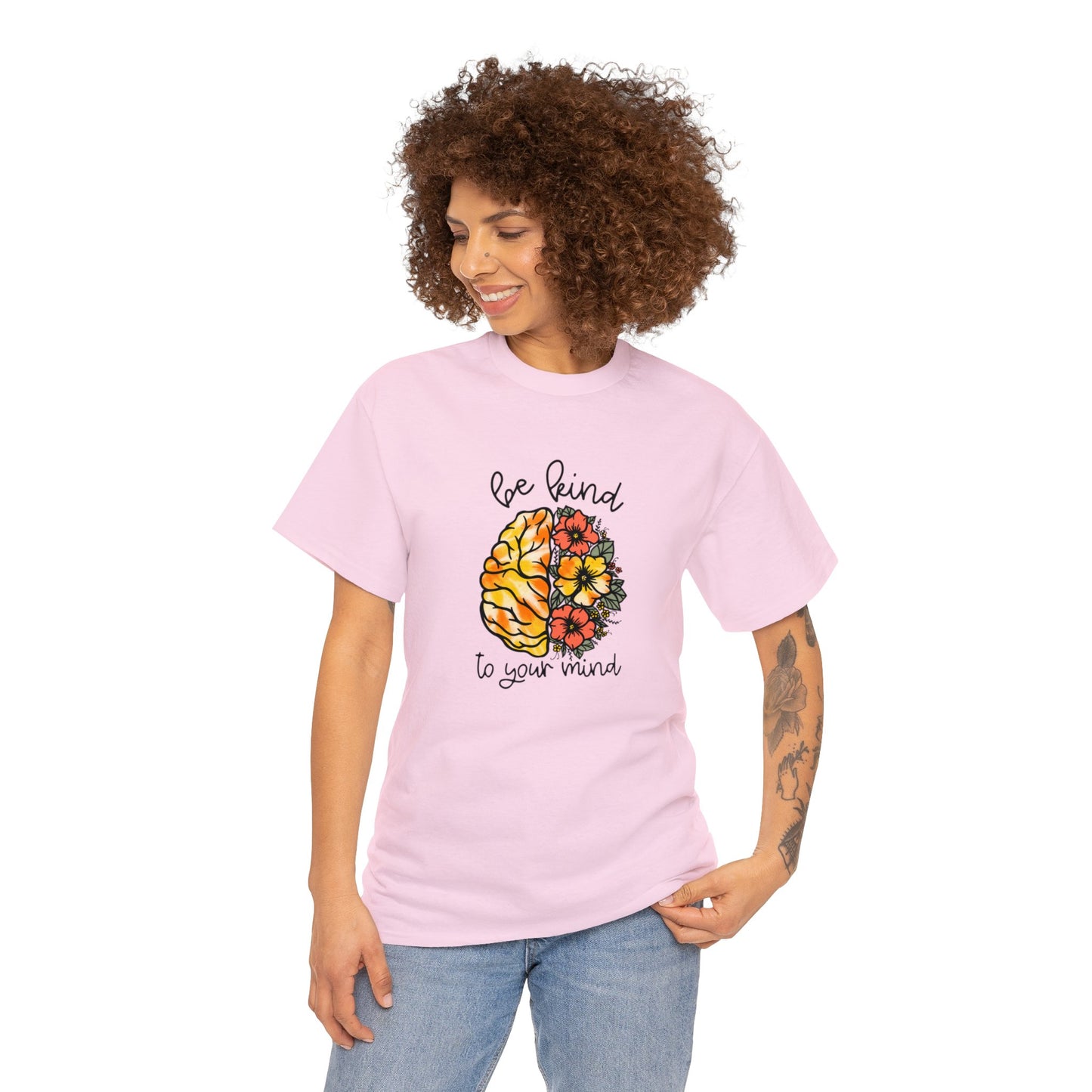 Be Kind To Your Mind Heavy Cotton Tee