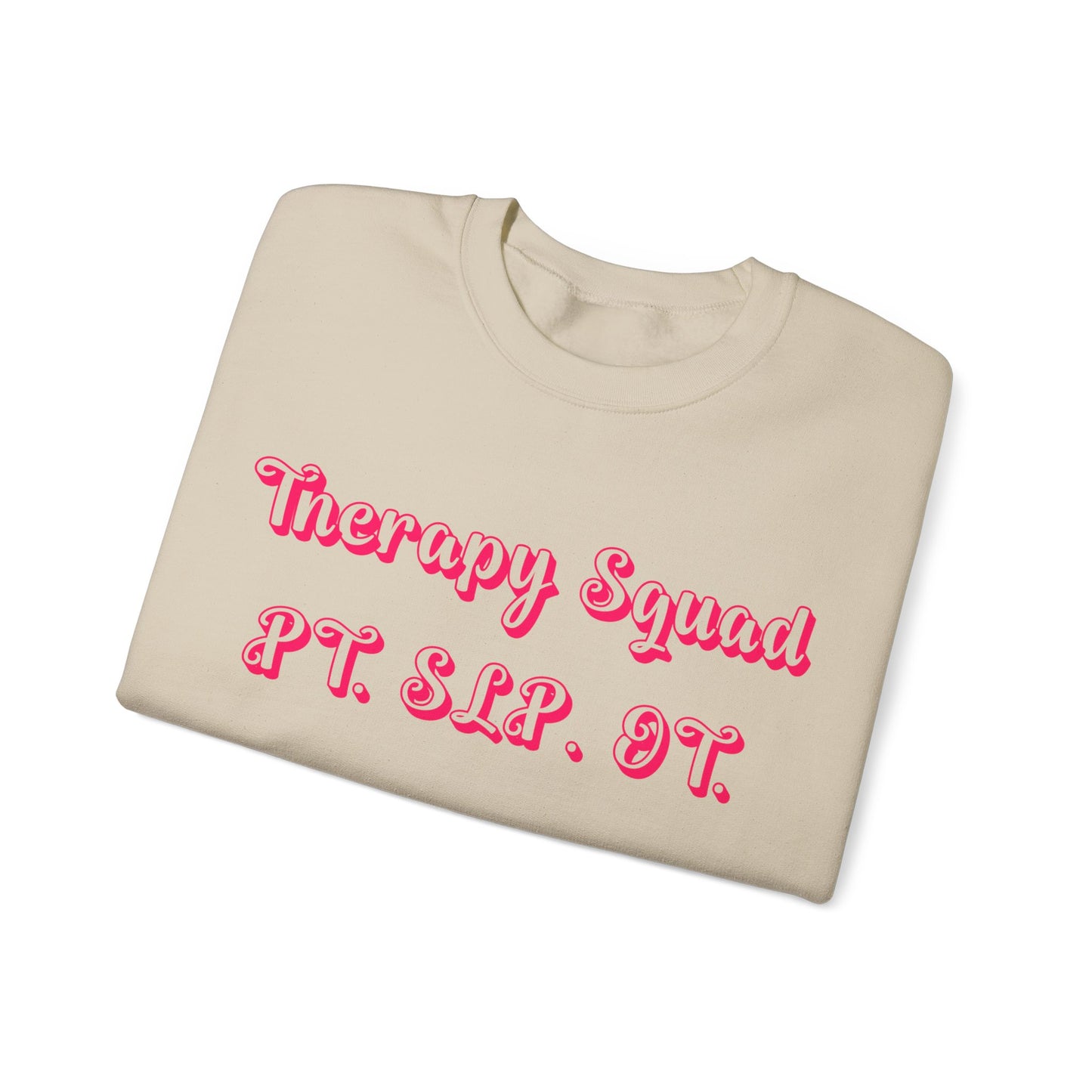 Pink and Bubbly Therapy Squad Heavy Blend™ Crewneck Sweatshirt