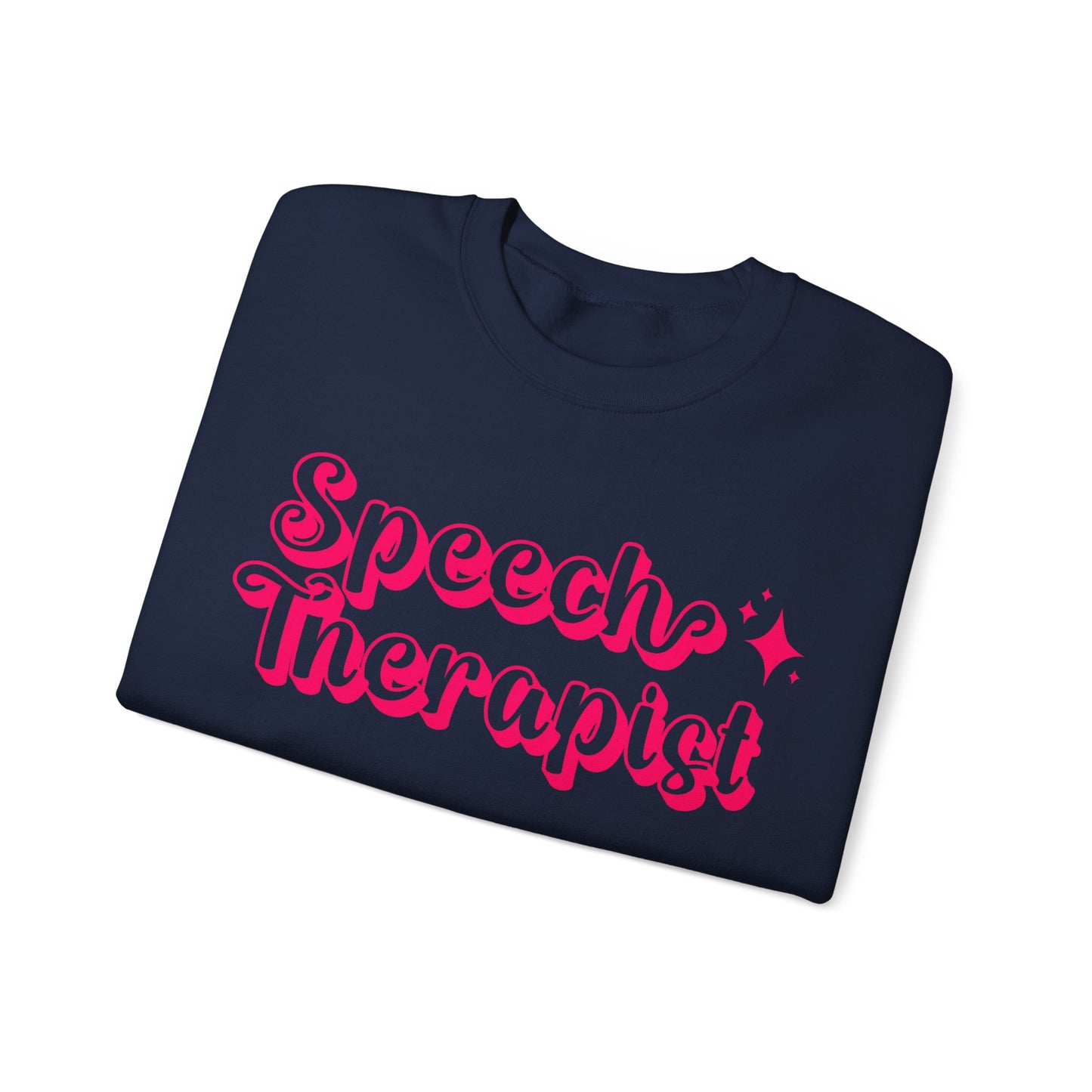 Pink and Bubbly Speech Therapist Heavy Blend™ Crewneck Sweatshirt