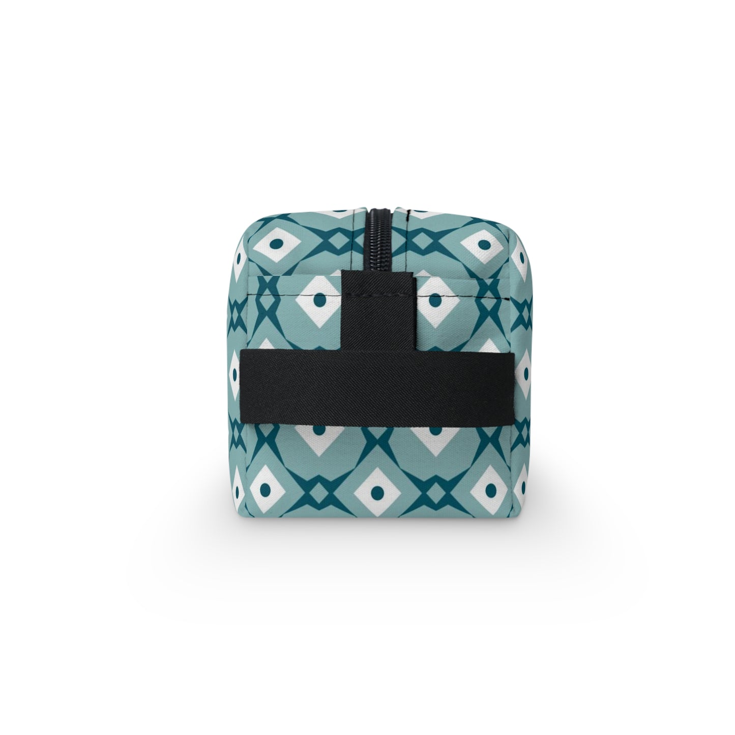 Teal Geometric Toiletry Bag