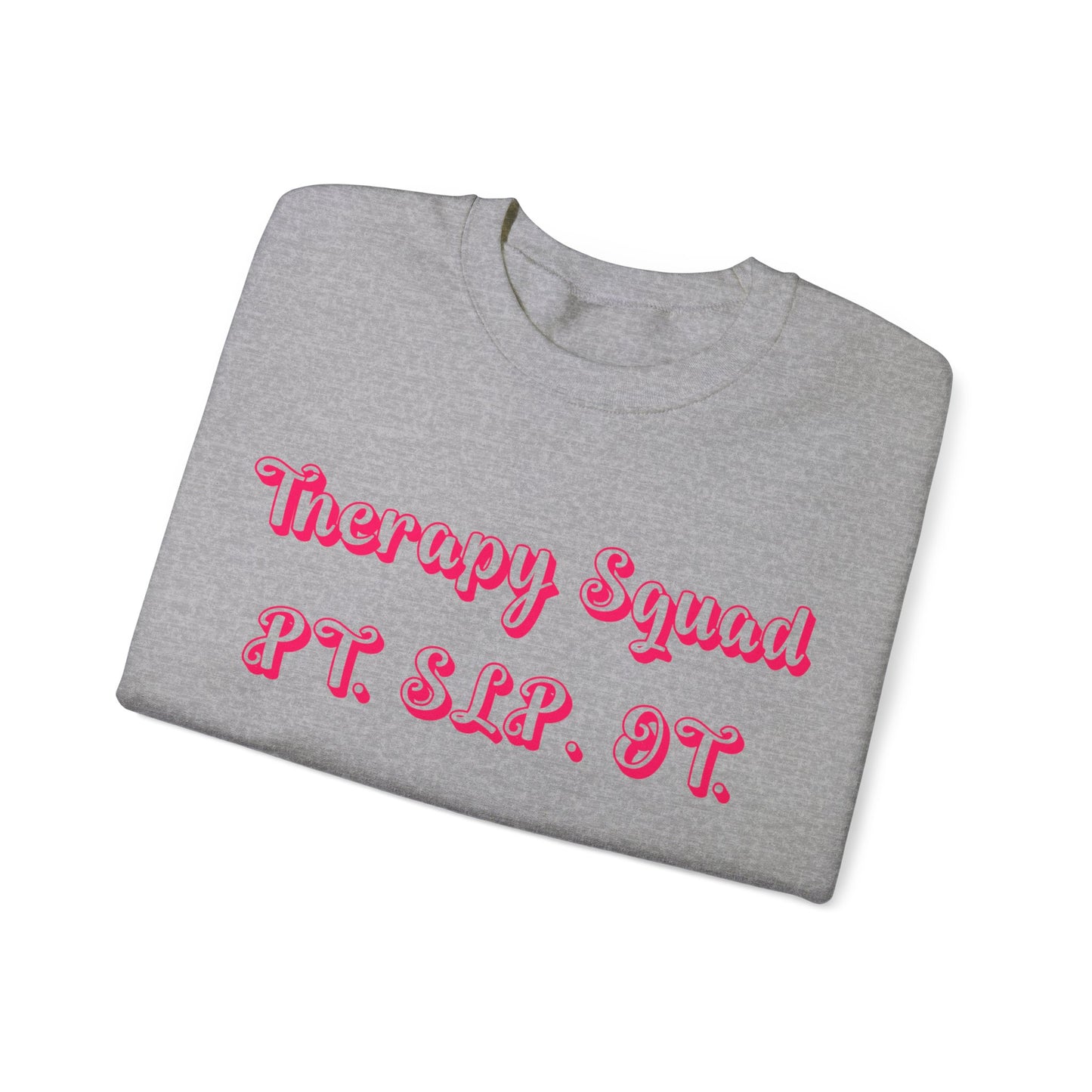 Pink and Bubbly Therapy Squad Heavy Blend™ Crewneck Sweatshirt