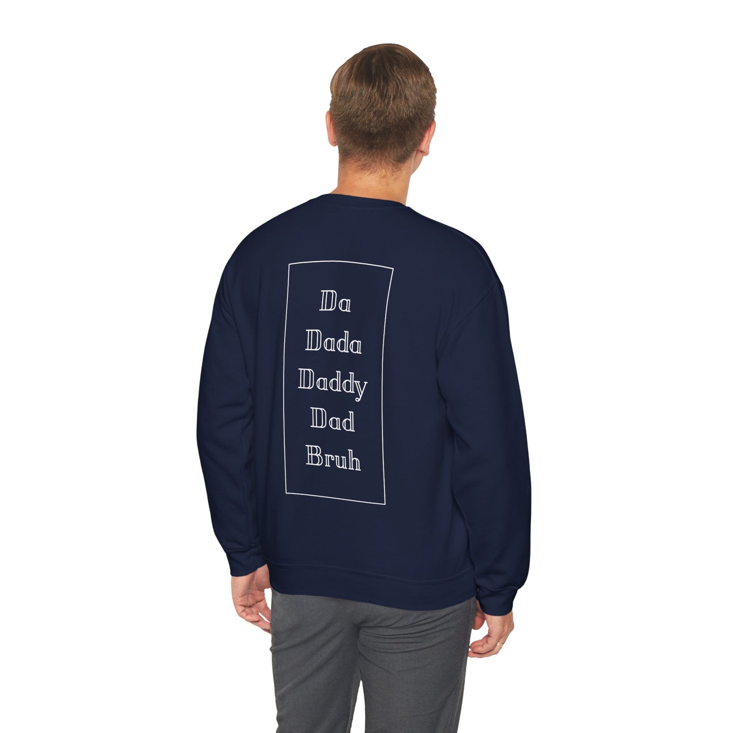 Evolution of a Dad Heavy Blend™ Crewneck Sweatshirt