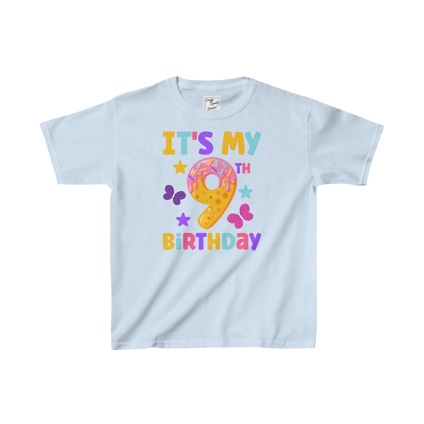 It's My 9th Birthday Kids Heavy Cotton™ Tee