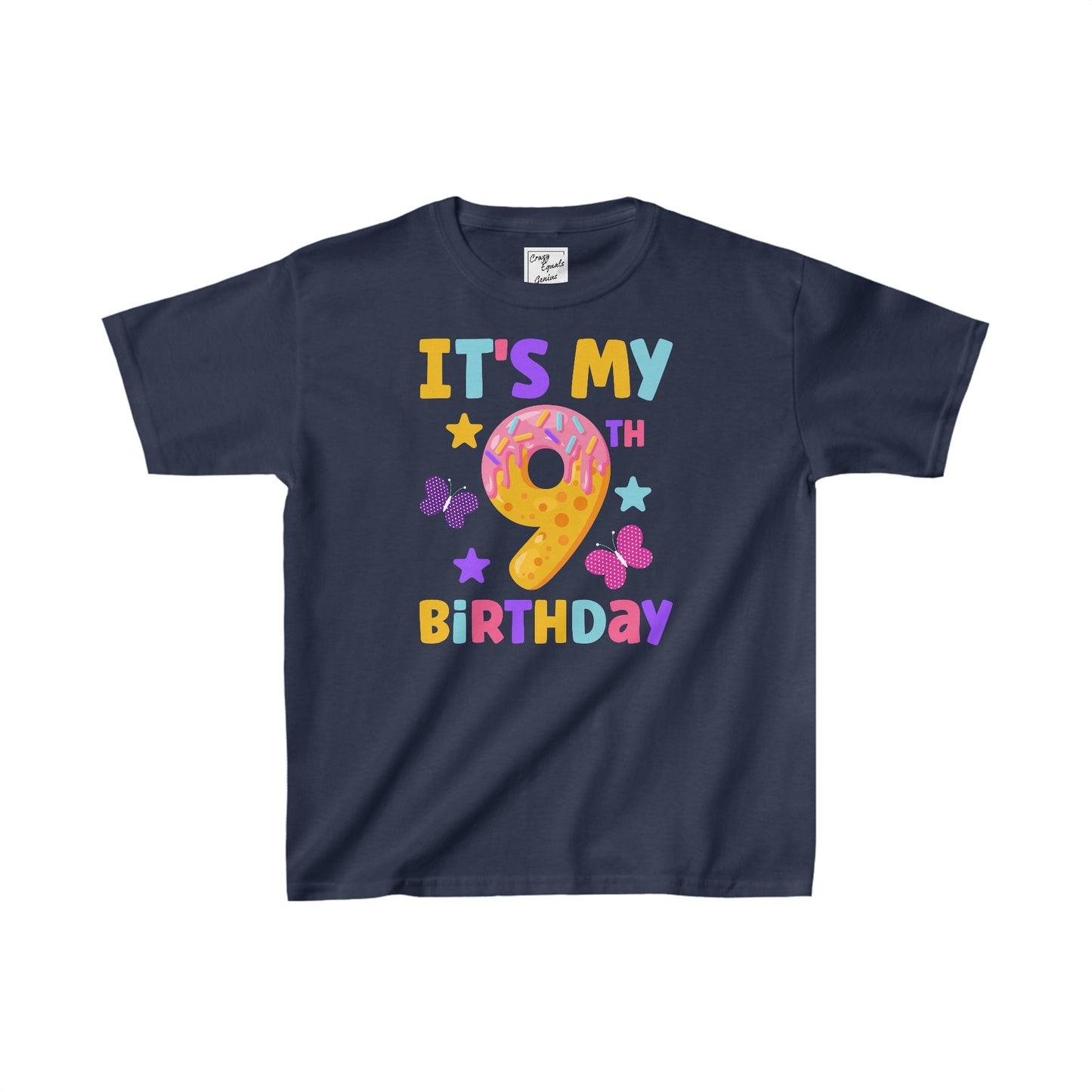 It's My 9th Birthday Kids Heavy Cotton™ Tee