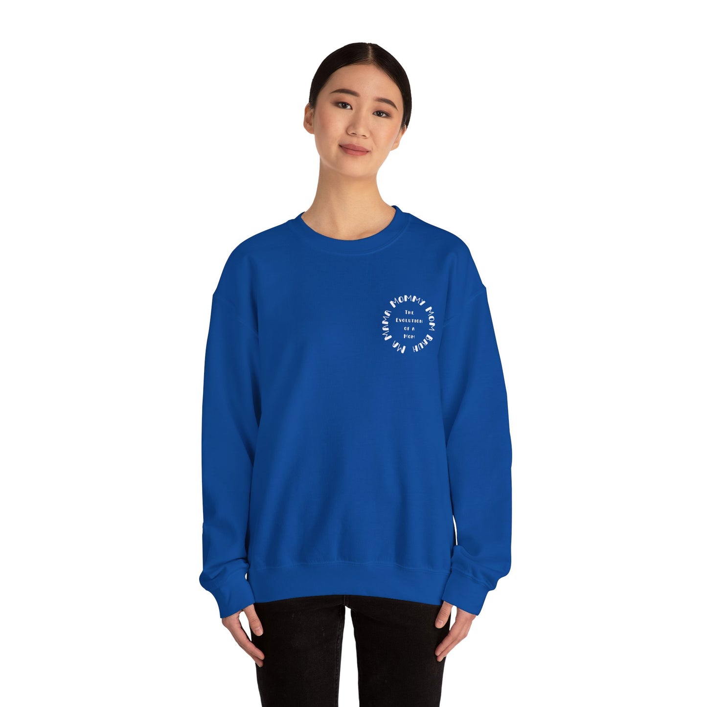 Neutral Evolution of a Mom Heavy Blend™ Crewneck Sweatshirt