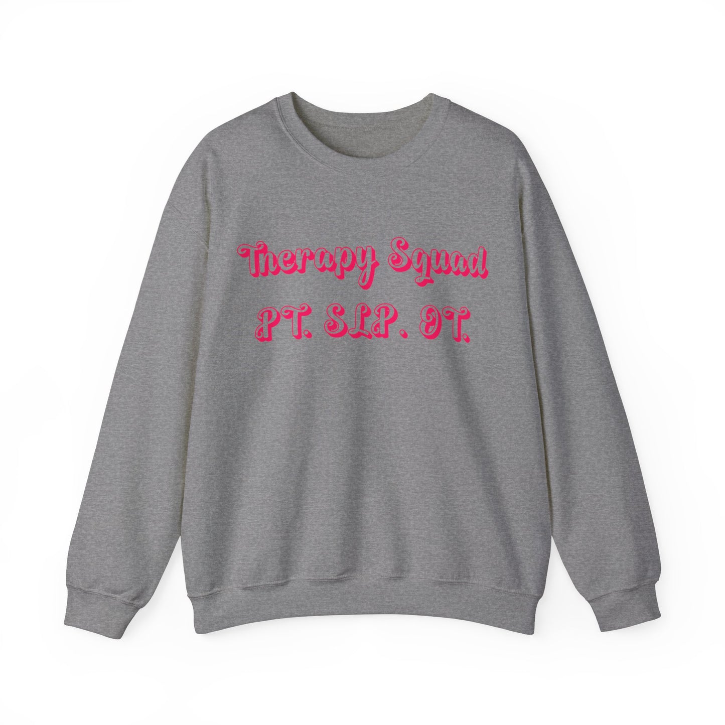 Pink and Bubbly Therapy Squad Heavy Blend™ Crewneck Sweatshirt