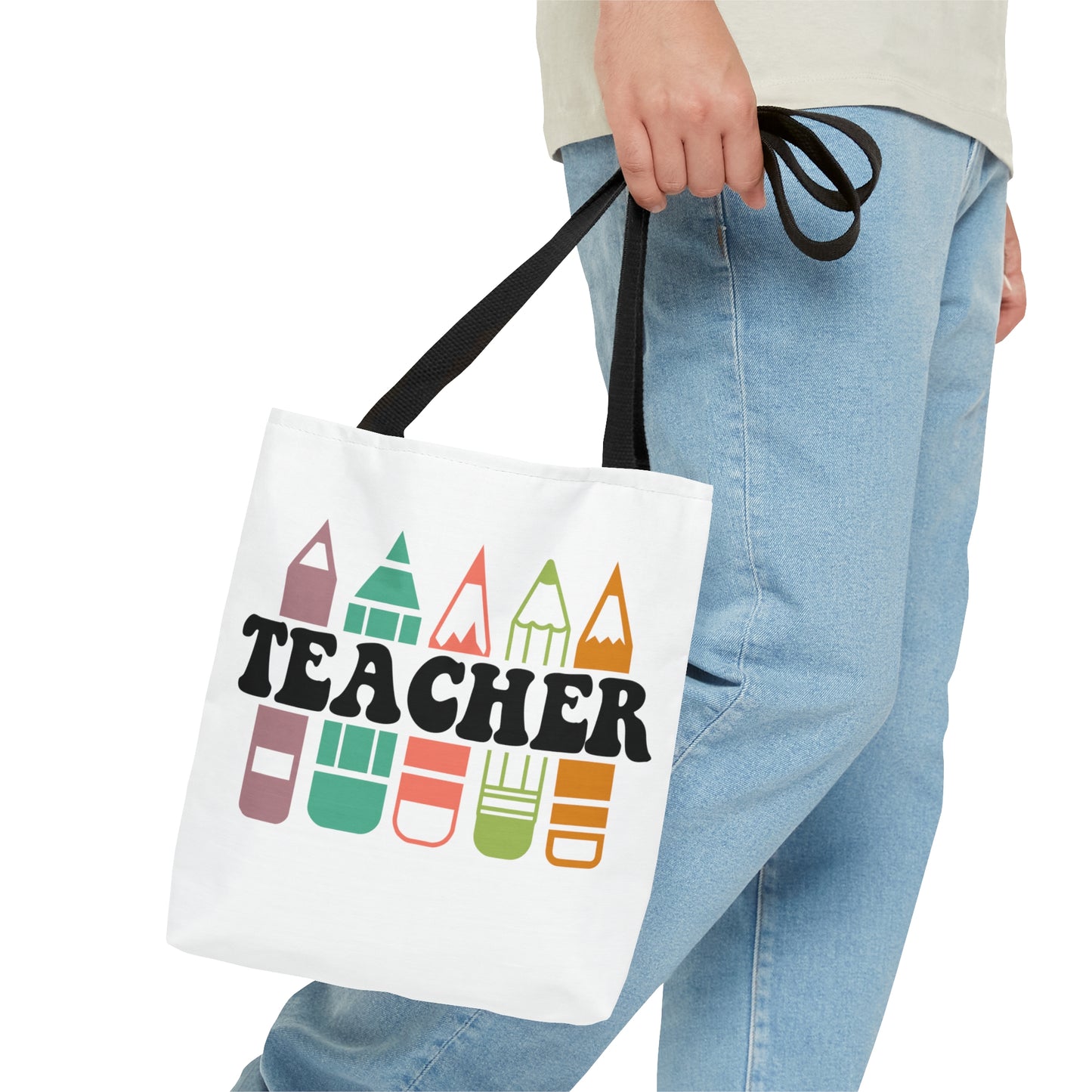 Teacher Repeat Tote Bag