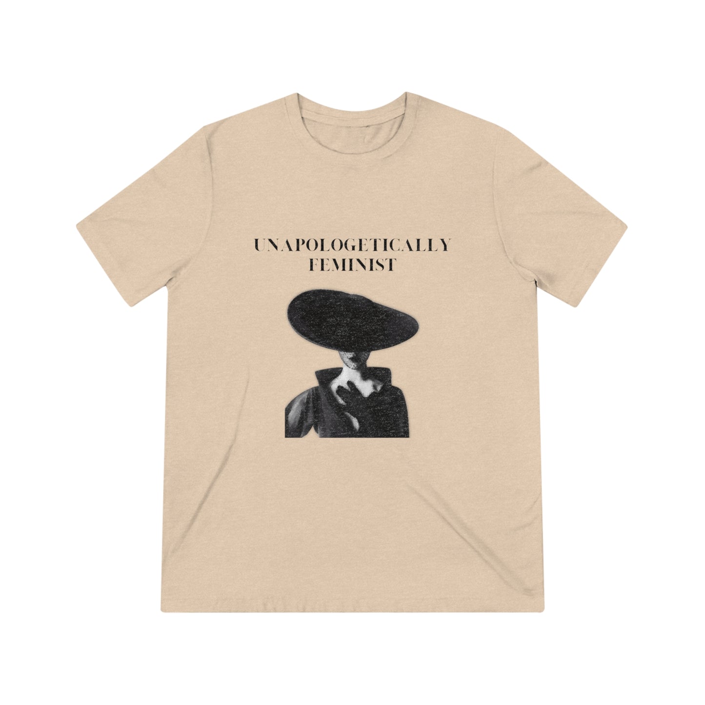 Unapologetically Feminist Triblend Tee