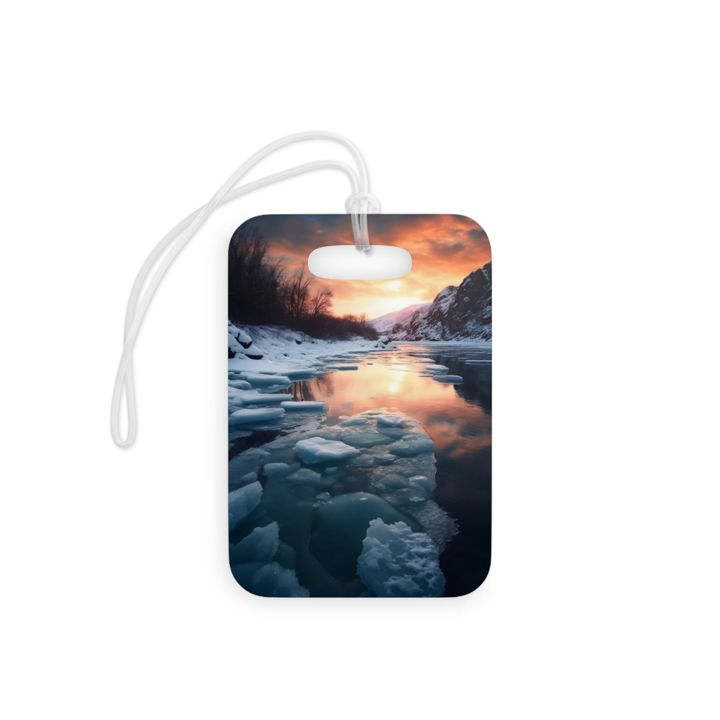 Winterscape Luggage Tags