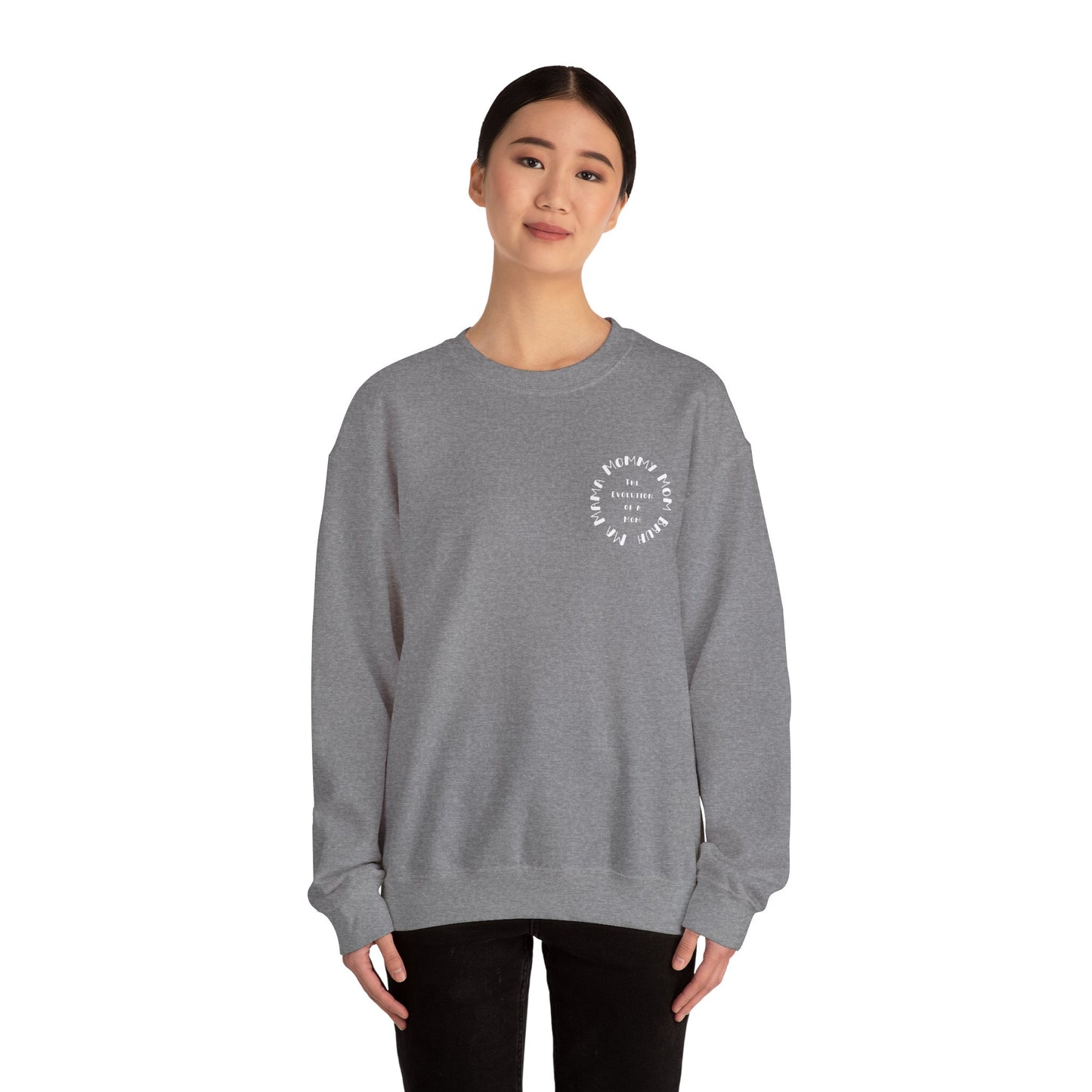 Neutral Evolution of a Mom Heavy Blend™ Crewneck Sweatshirt