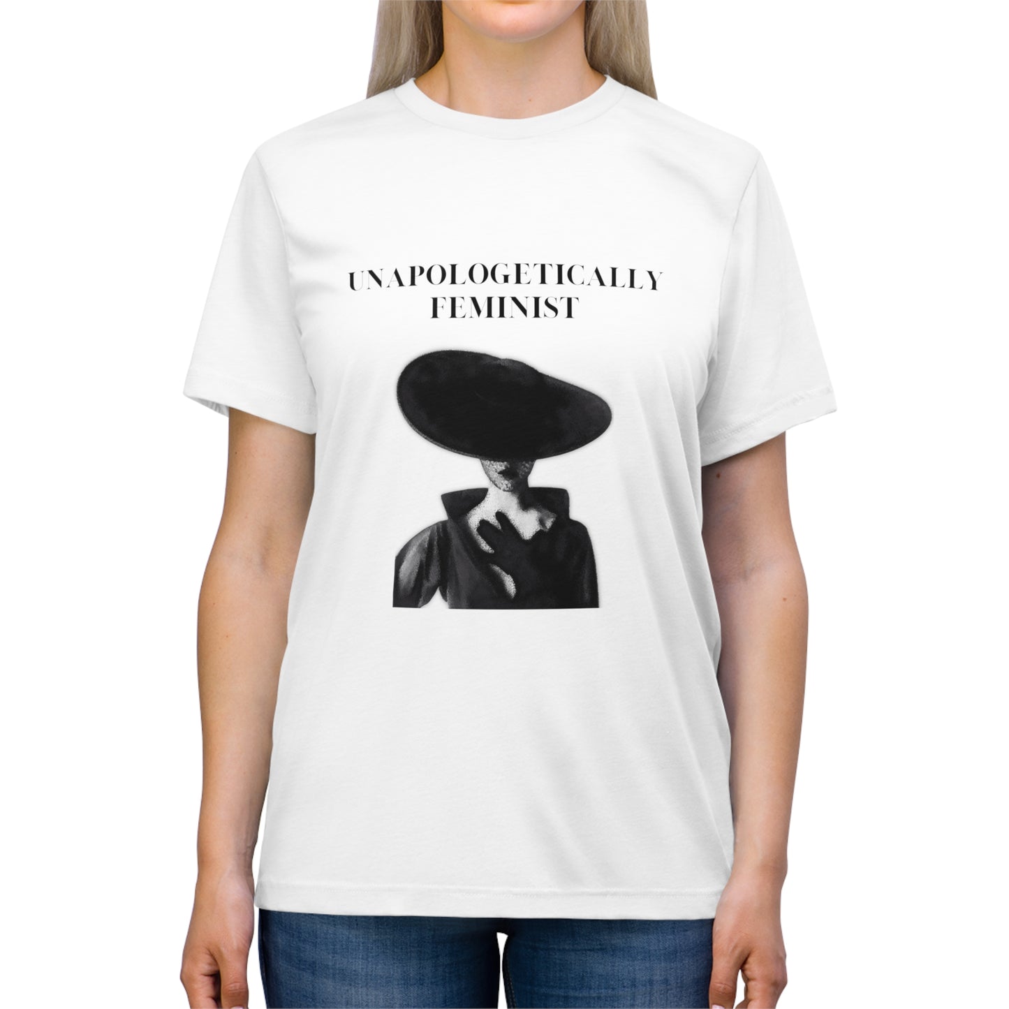 Unapologetically Feminist Triblend Tee