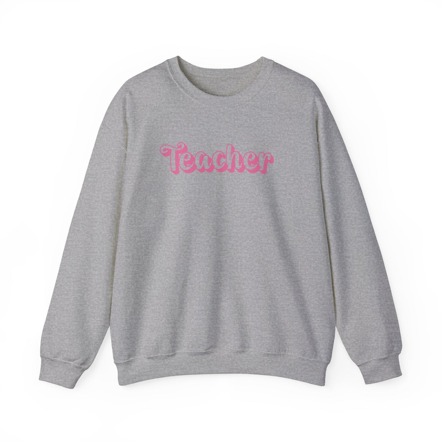 Pink and Bubbly Teacher Heavy Blend™ Crewneck Sweatshirt