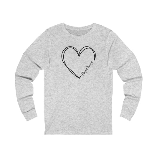 Heart Physical Therapist Jersey Long Sleeve Tee