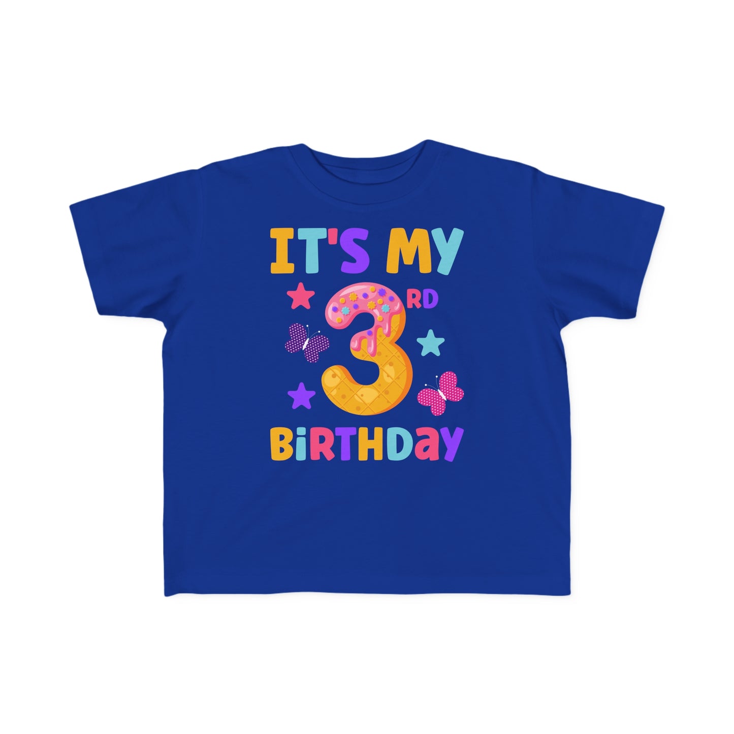 It's My Third Birthday Toddler Jersey Tee