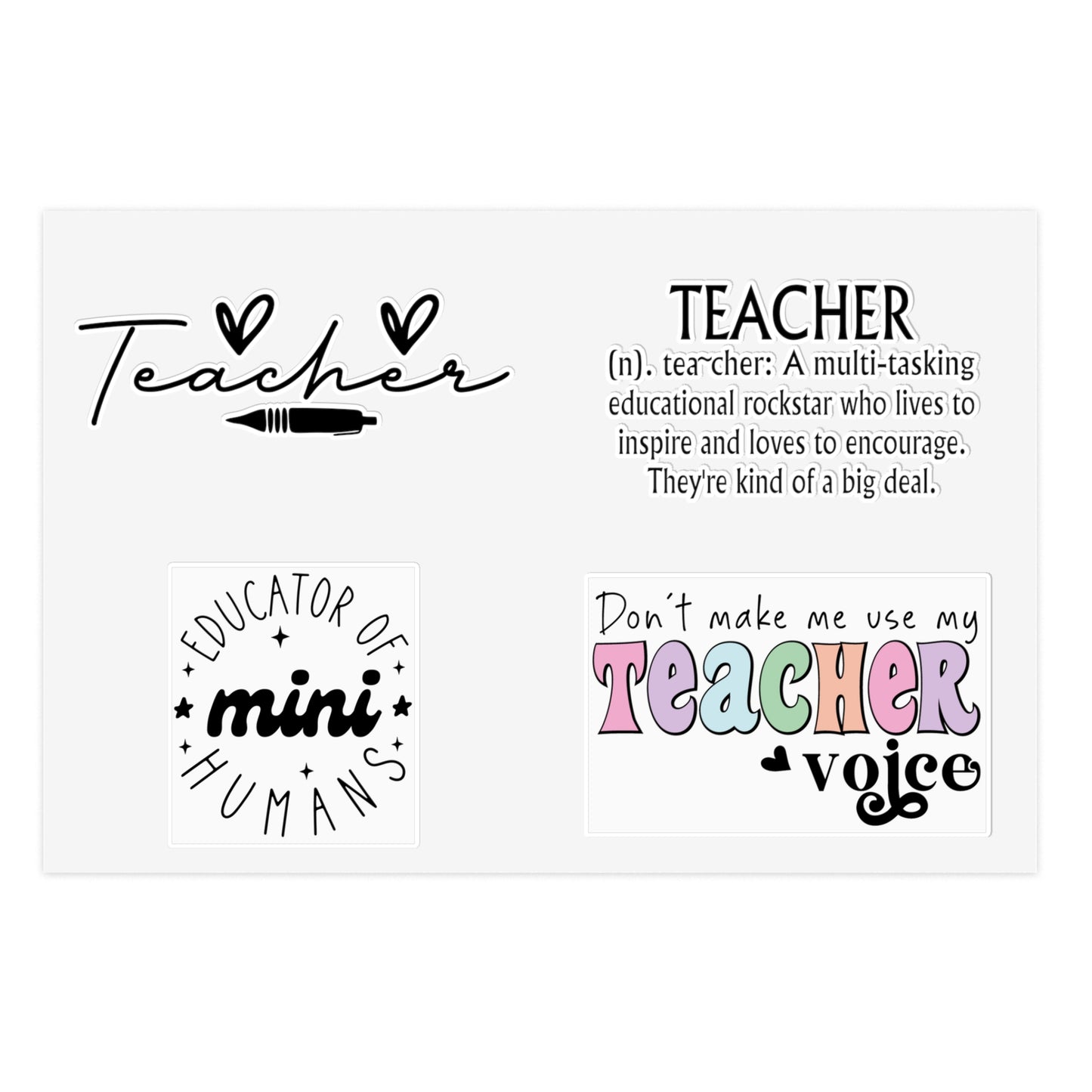 Teacher Sticker Sheets