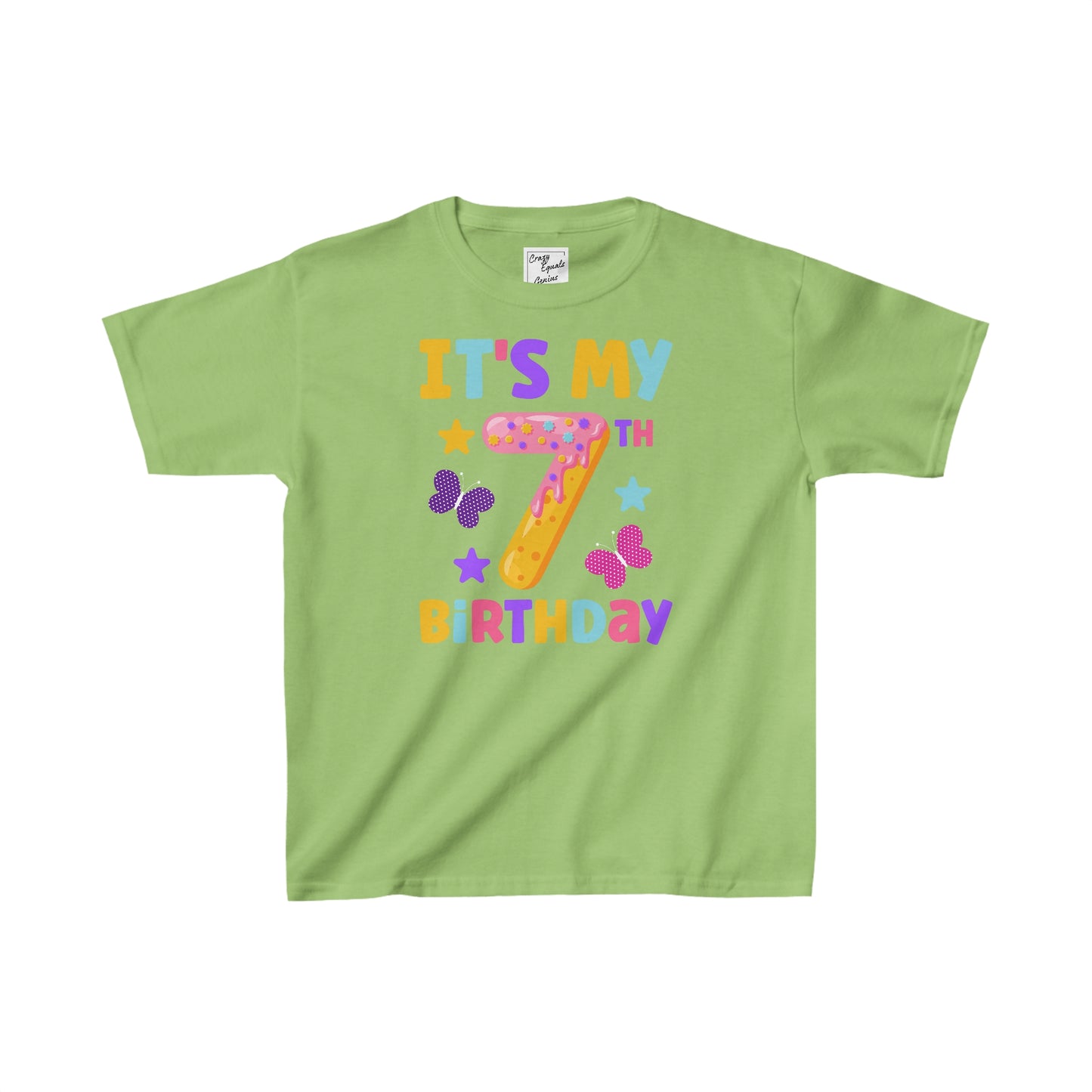 It's My 7th Birthday Kids Heavy Cotton™ Tee