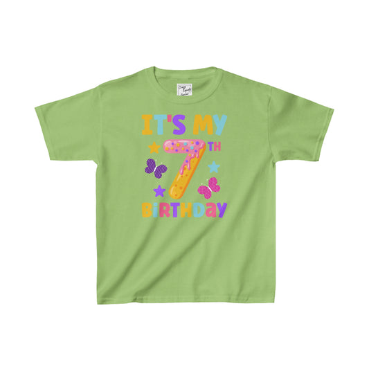 It's My 7th Birthday Kids Heavy Cotton™ Tee