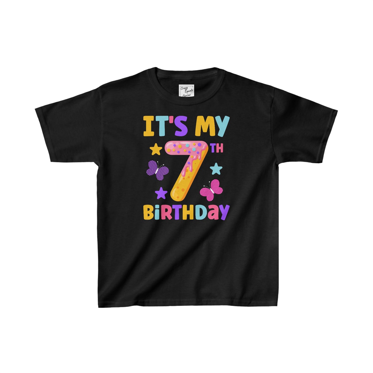 It's My 7th Birthday Kids Heavy Cotton™ Tee