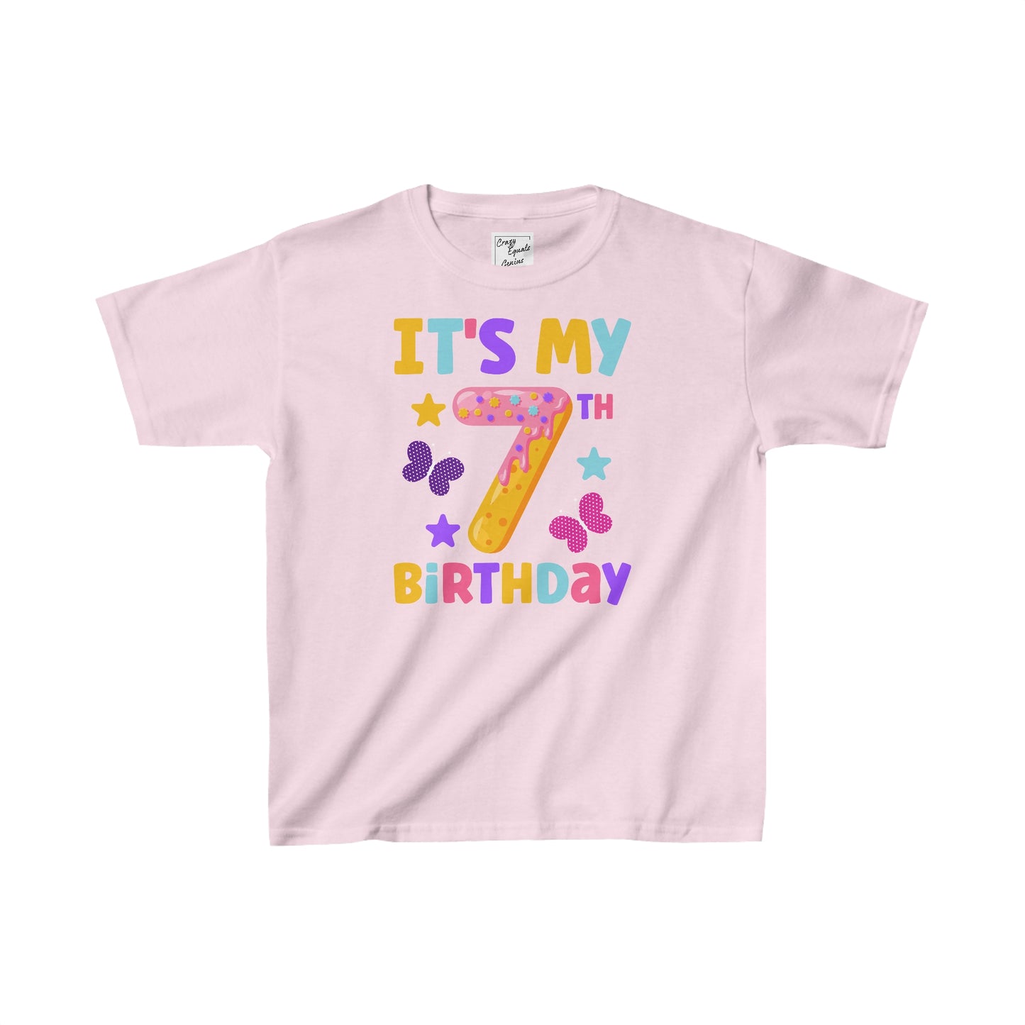 It's My 7th Birthday Kids Heavy Cotton™ Tee