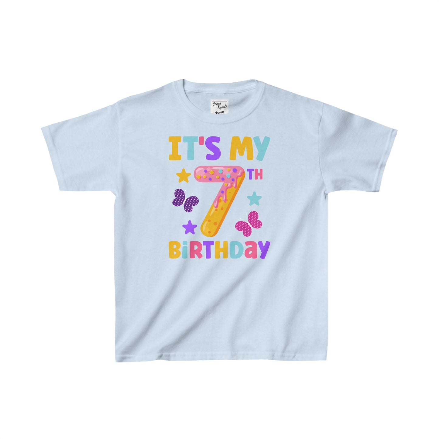 It's My 7th Birthday Kids Heavy Cotton™ Tee