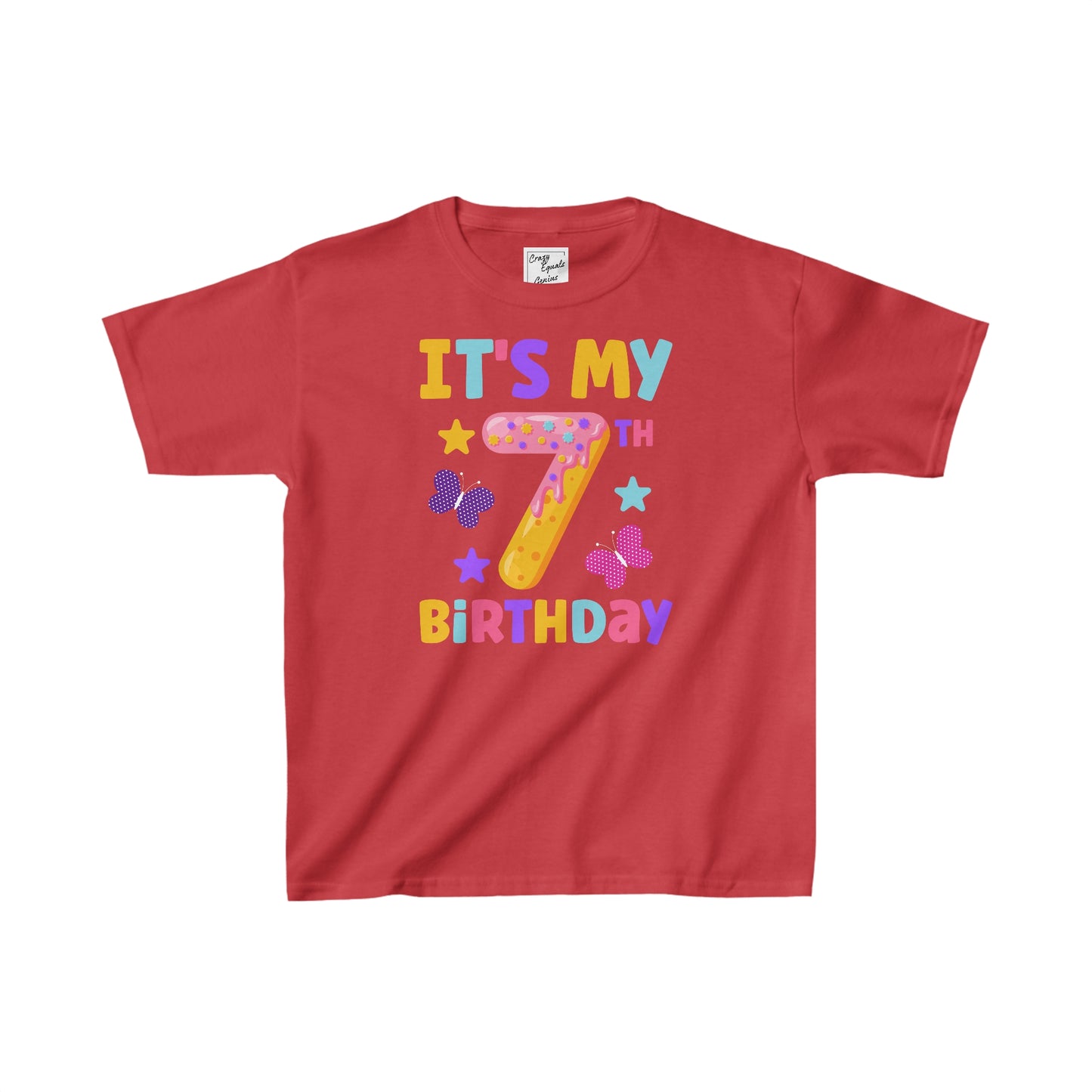 It's My 7th Birthday Kids Heavy Cotton™ Tee