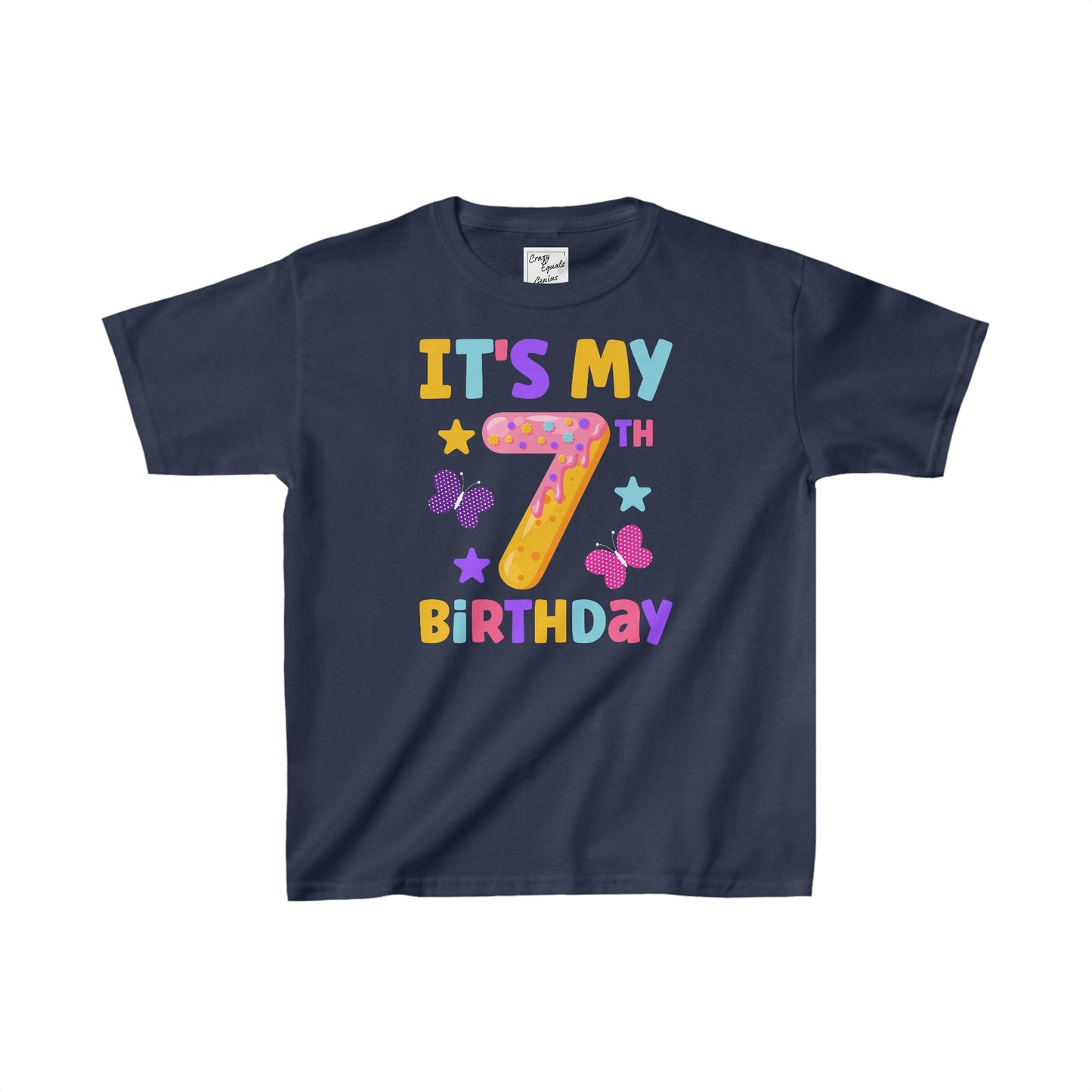 It's My 7th Birthday Kids Heavy Cotton™ Tee