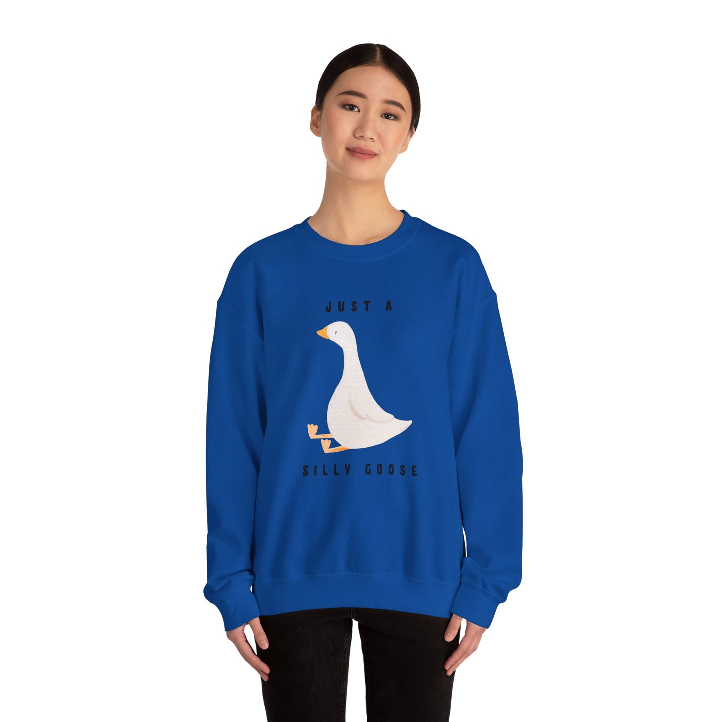 Just A Silly Goose Heavy Blend™ Crewneck Sweatshirt