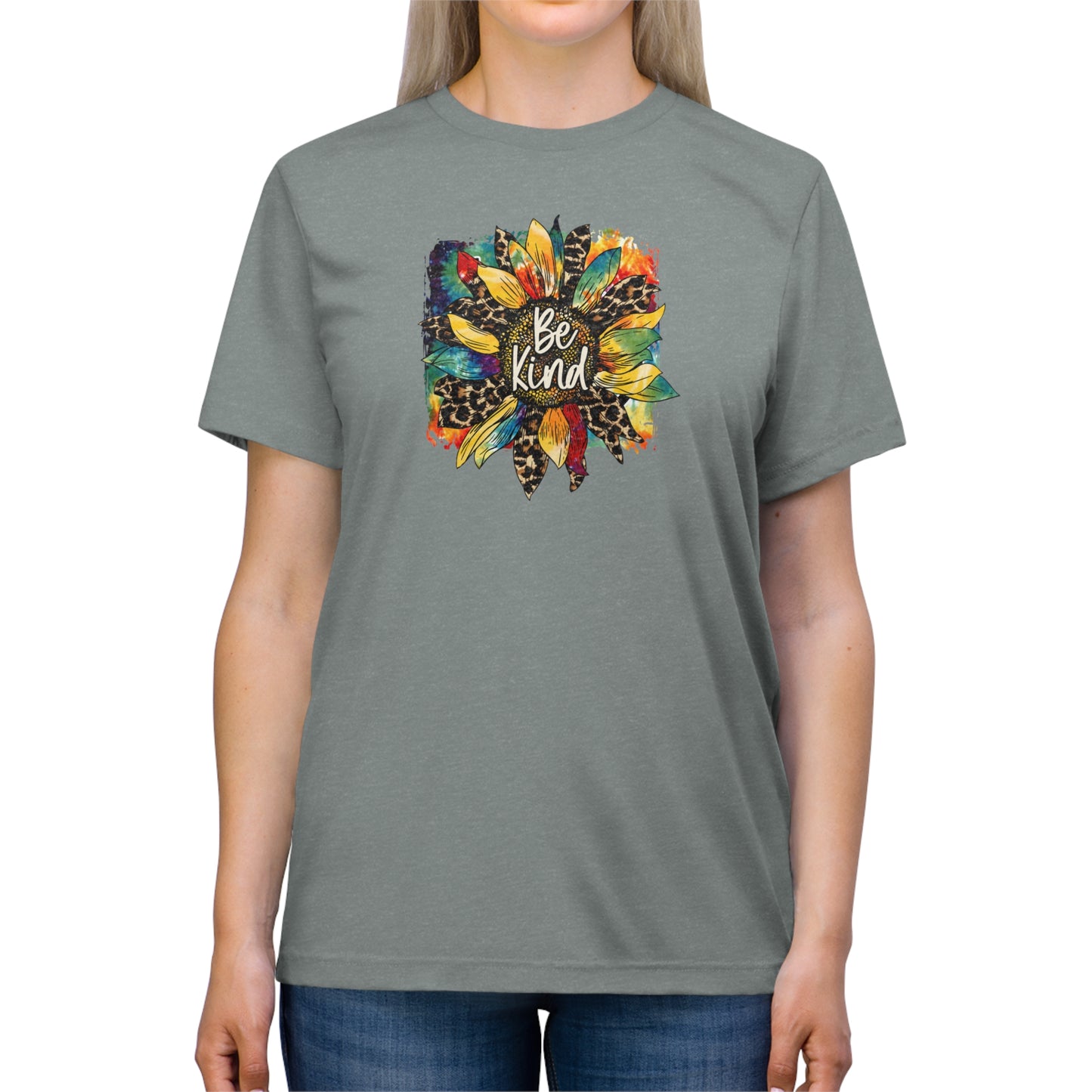 Floral Be Kind Triblend Tee