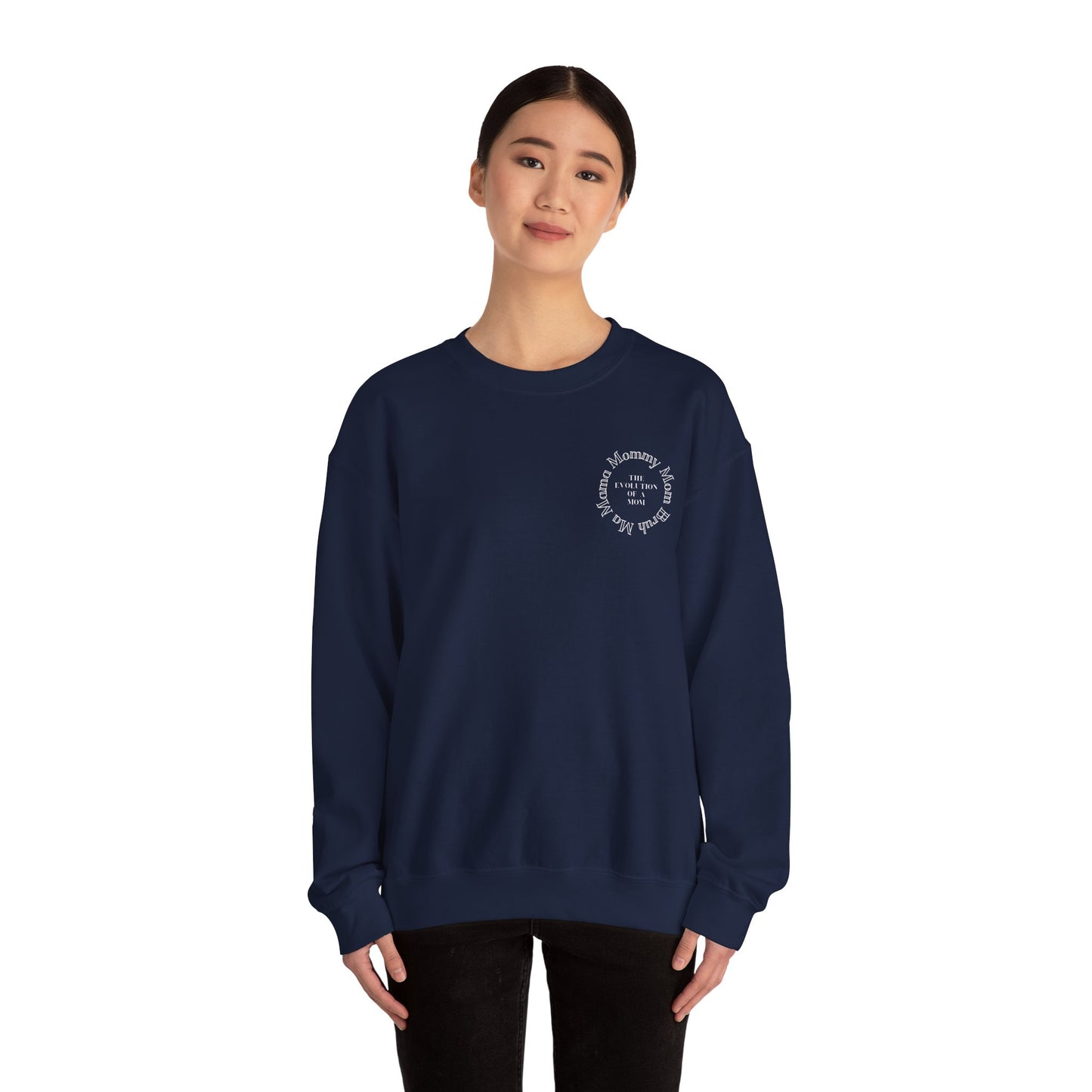 Evolution of a Mom Heavy Blend™ Crewneck Sweatshirt