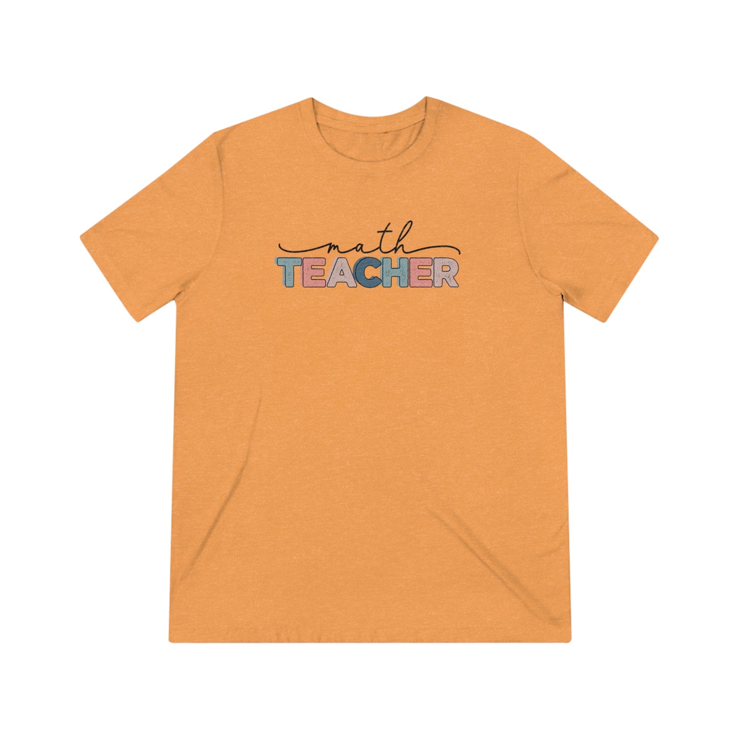 Math Teacher Triblend Tee