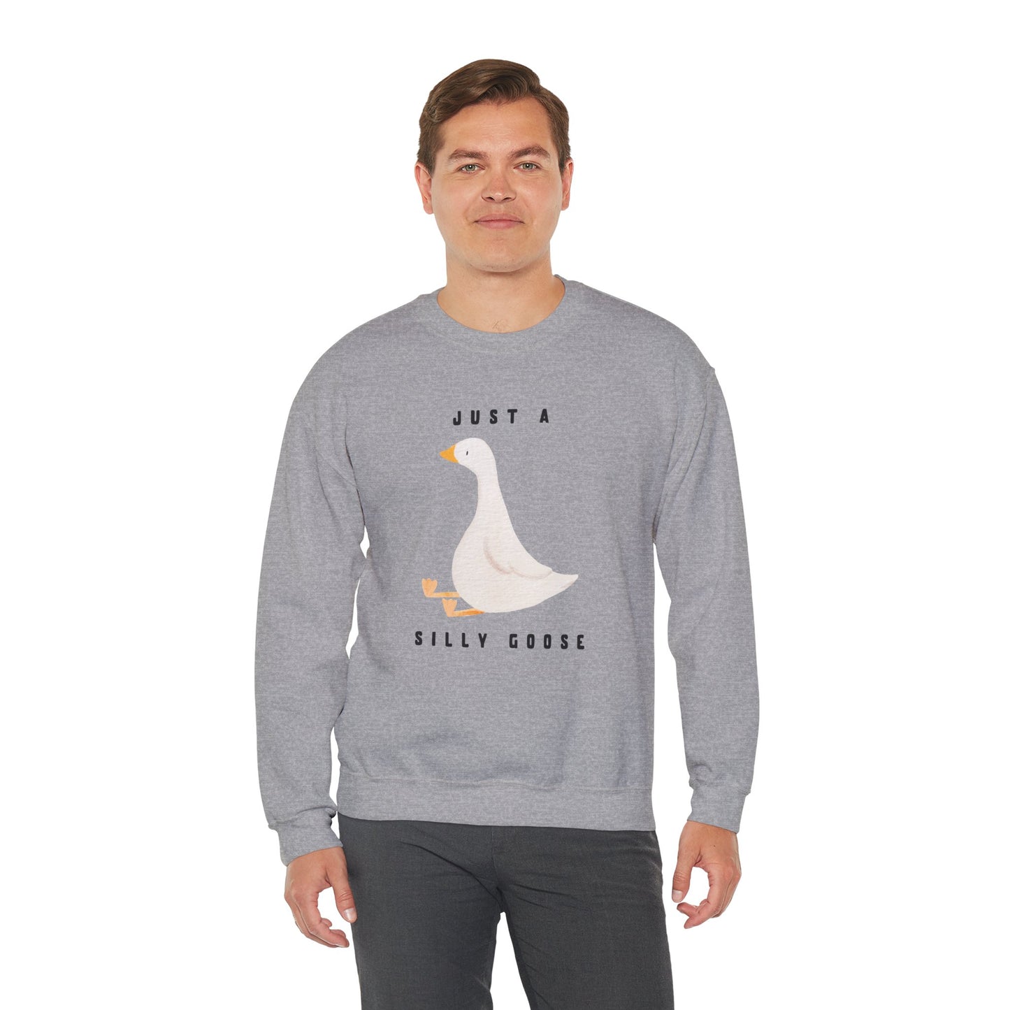 Just A Silly Goose Heavy Blend™ Crewneck Sweatshirt