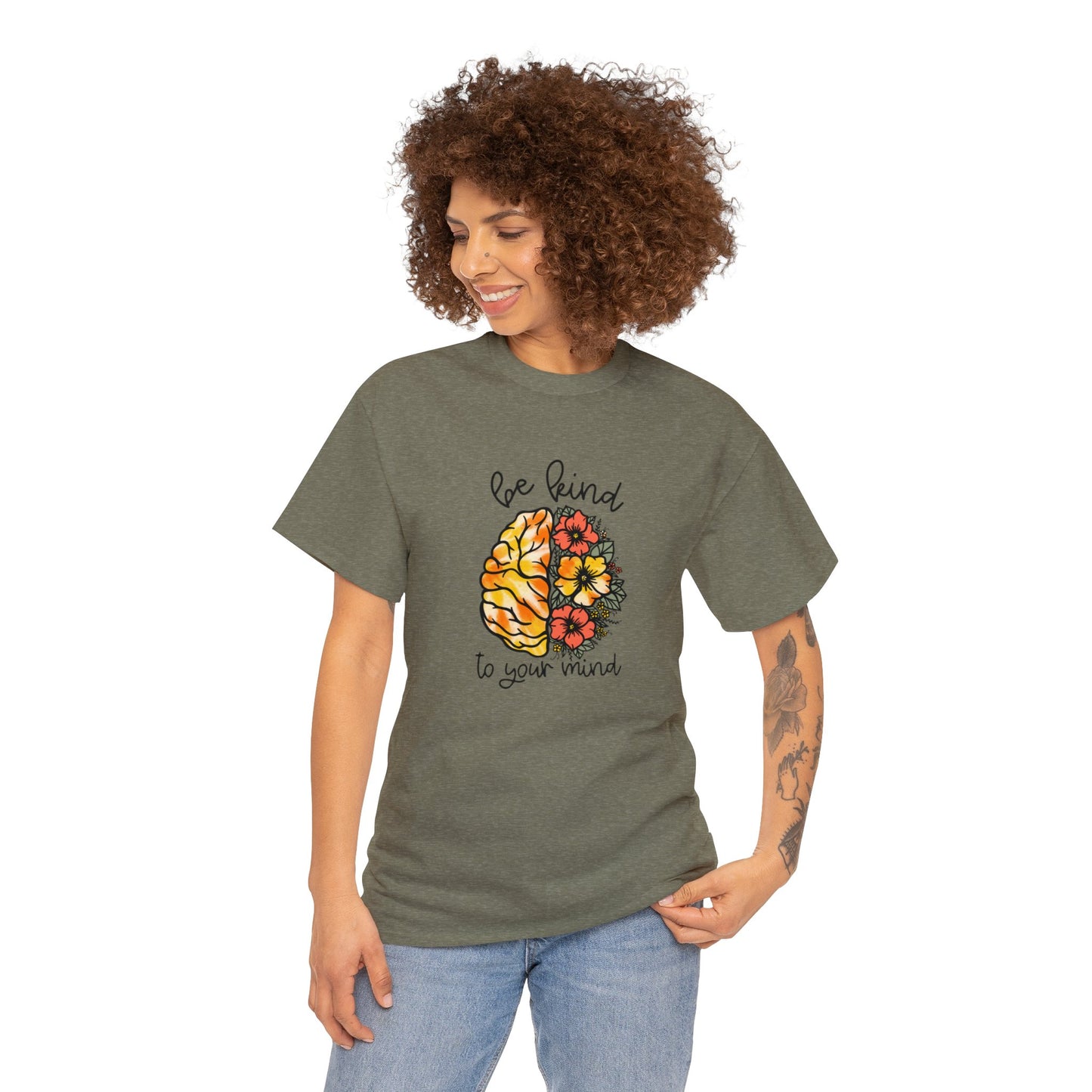 Be Kind To Your Mind Heavy Cotton Tee