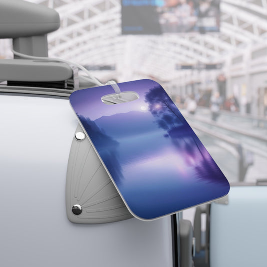 Purple Sunset Luggage Tags