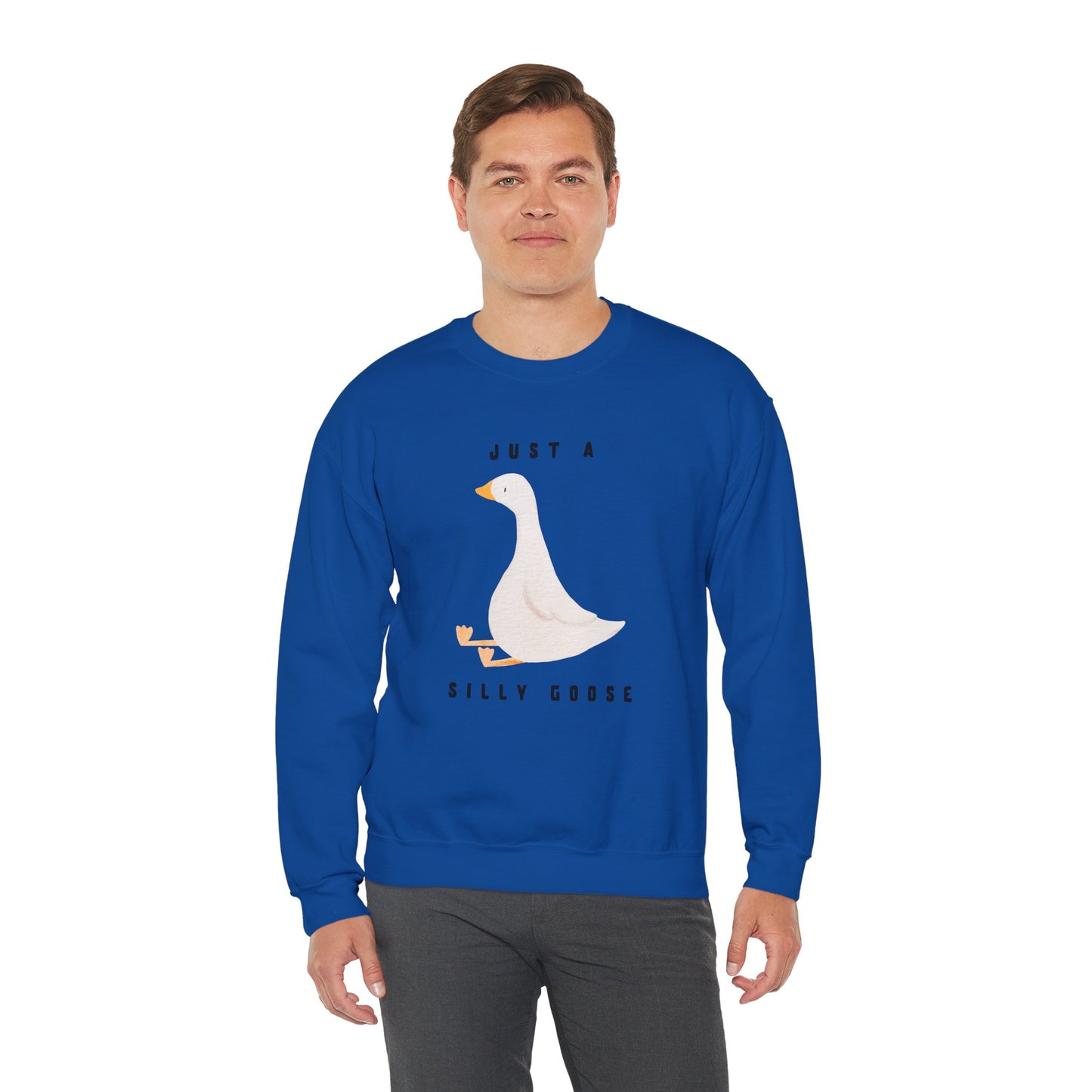 Just A Silly Goose Heavy Blend™ Crewneck Sweatshirt