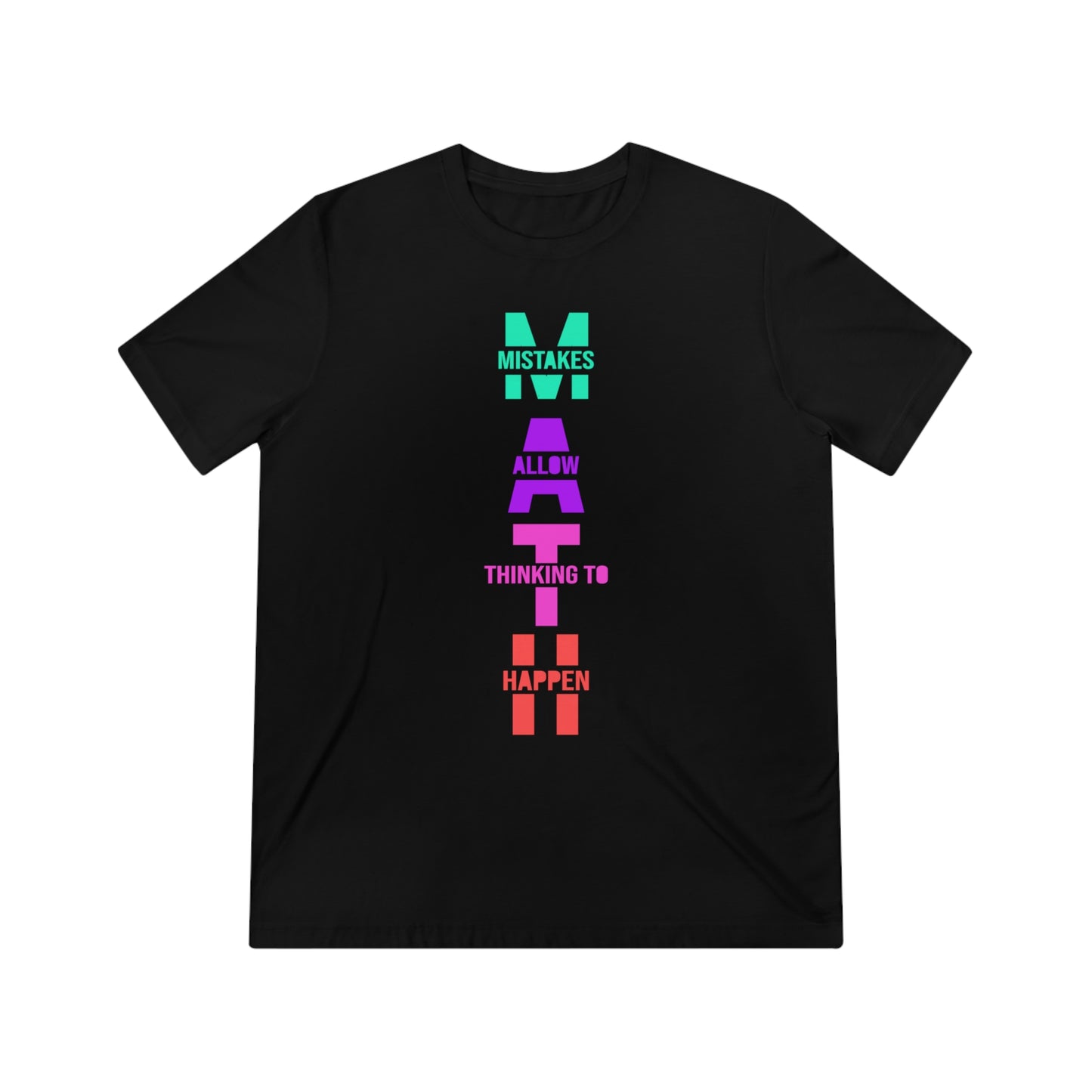 Math: Mistakes Allow Thinking to Happen Triblend Tee