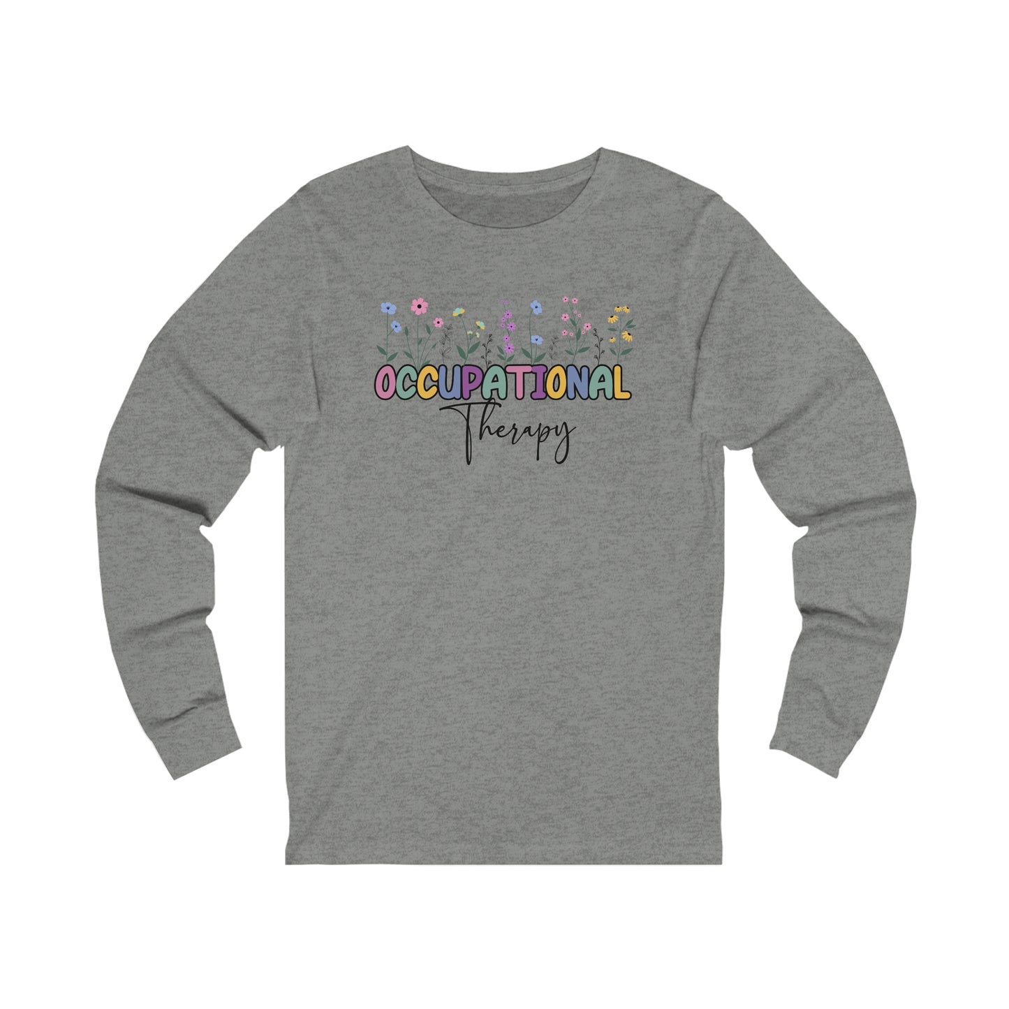 Floral Occupational Therapy Jersey Long Sleeve Tee