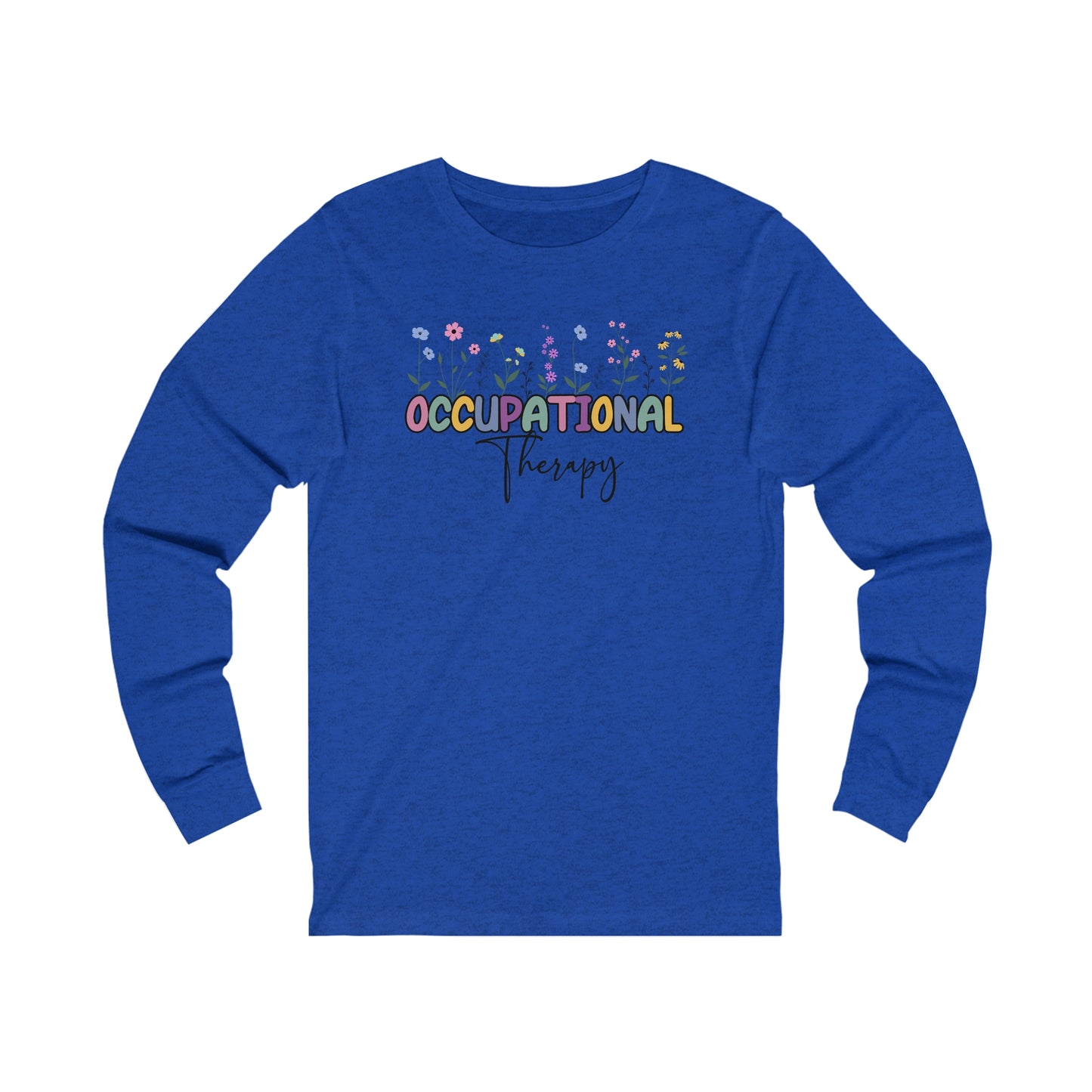 Floral Occupational Therapy Jersey Long Sleeve Tee