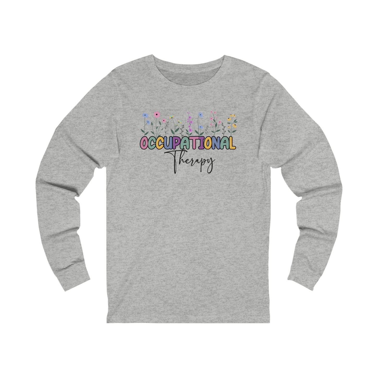 Floral Occupational Therapy Jersey Long Sleeve Tee