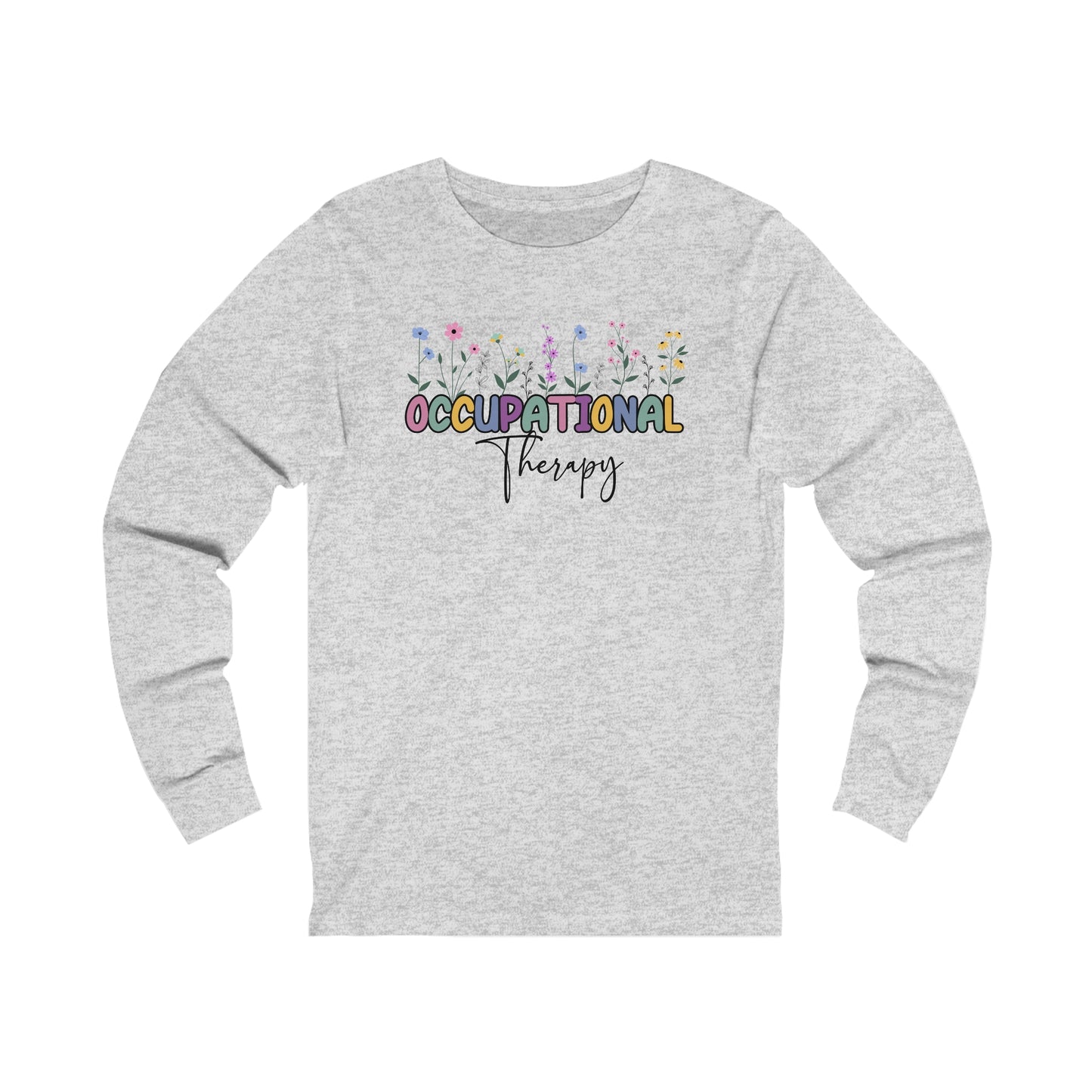 Floral Occupational Therapy Jersey Long Sleeve Tee
