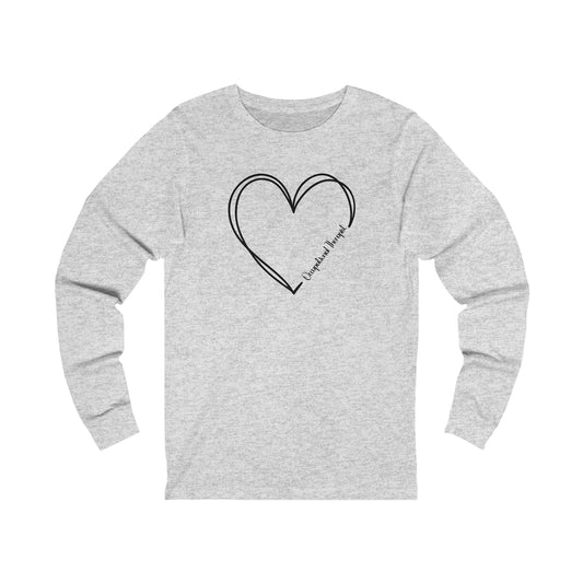 Heart Occupational Therapist Jersey Long Sleeve Tee