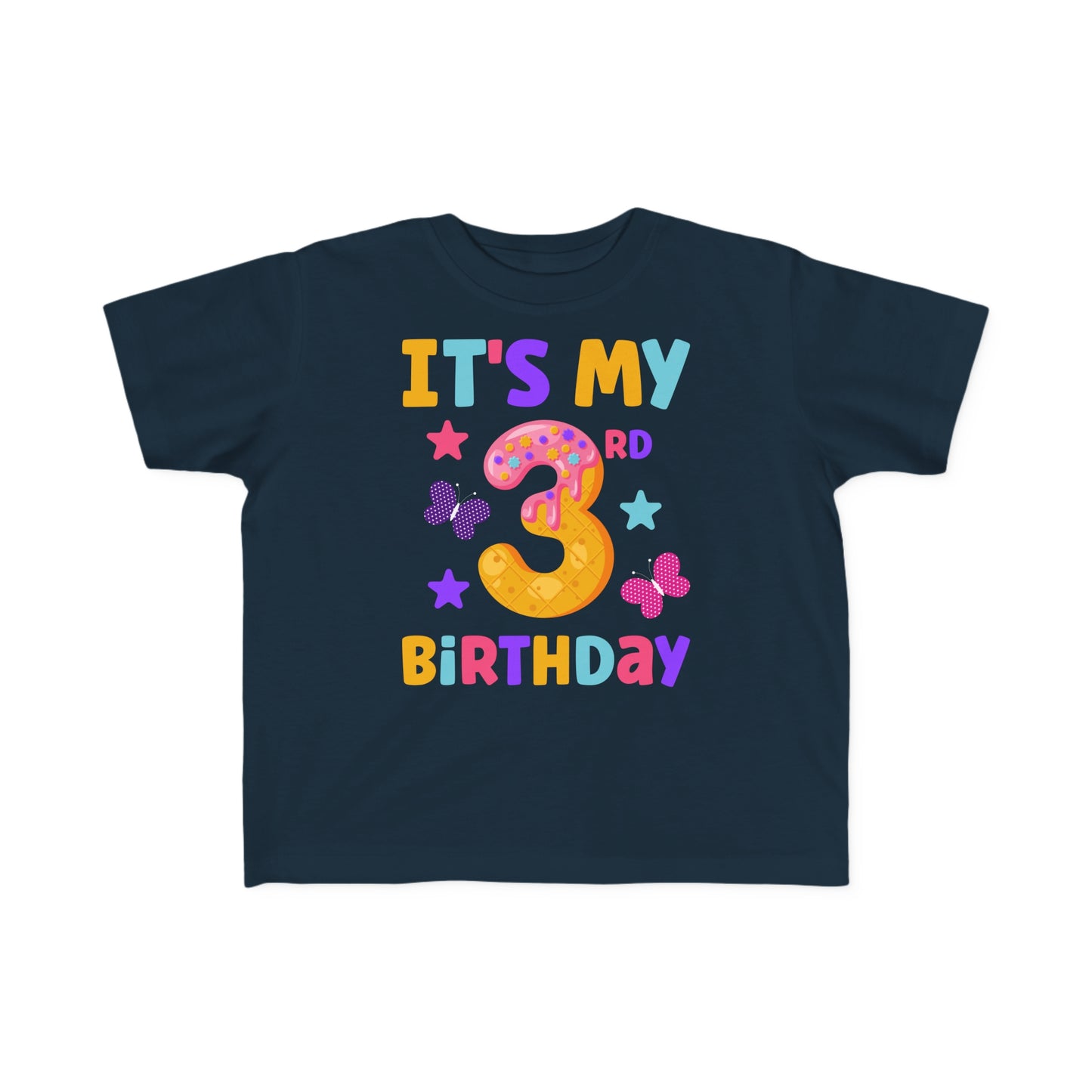 It's My Third Birthday Toddler Jersey Tee